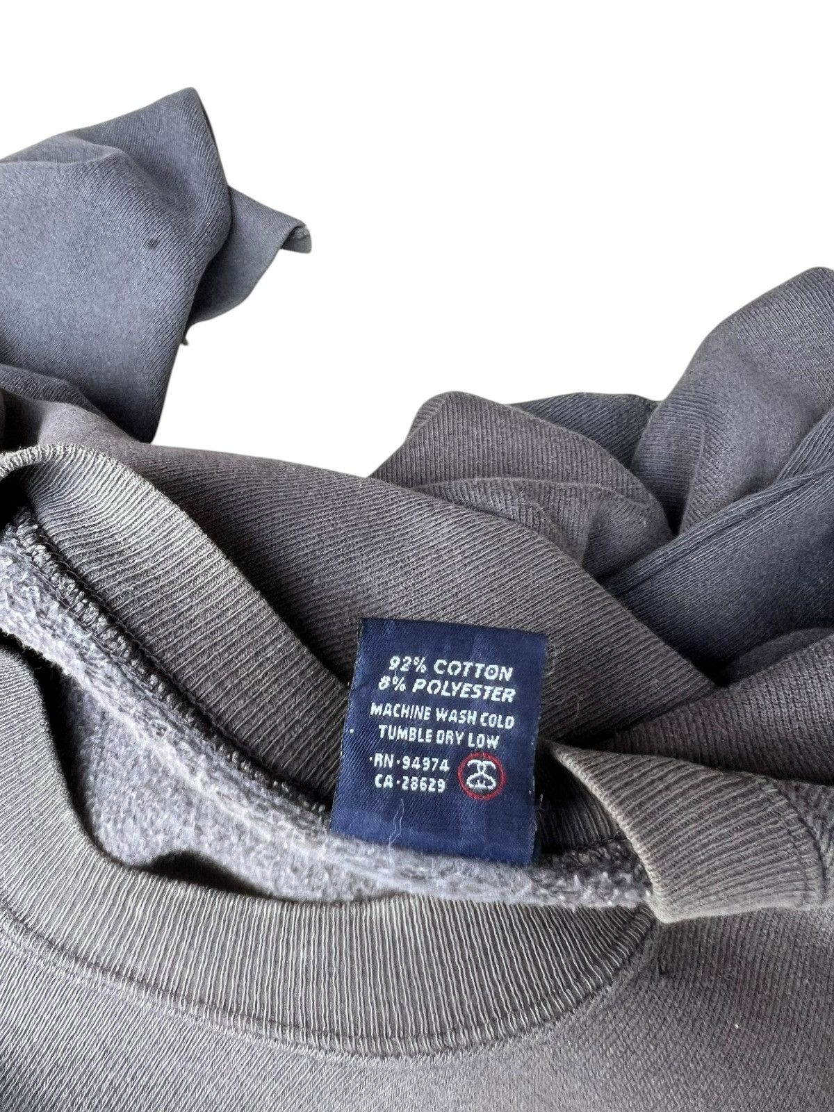 Stussy Vintage 90s Stussy Made in Usa Sun Faded Grey Sweatshirt Size US M / EU 48-50 / 2 - 14 Thumbnail