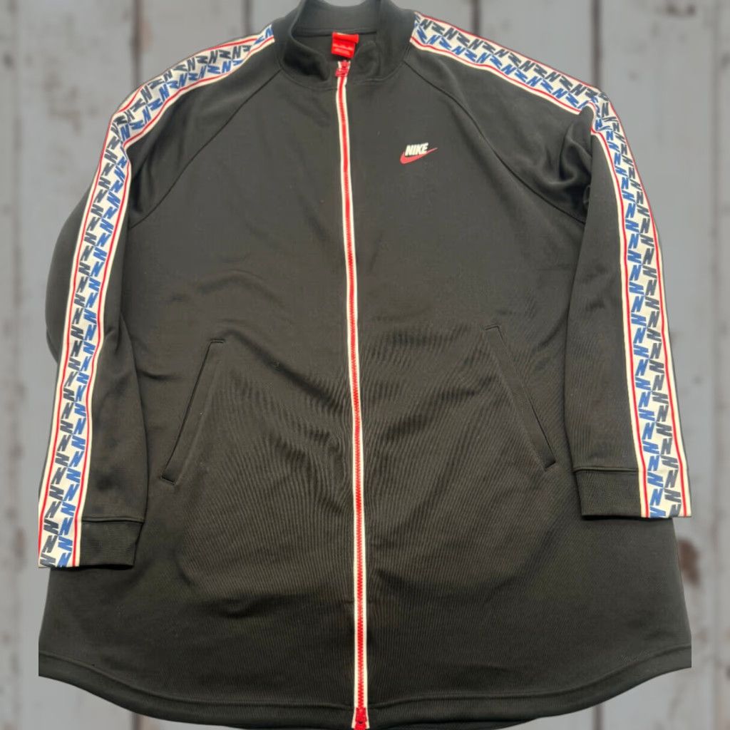 Nike Nike Track Jacket Shirt Men 2XL Black Sportswear Taped Side Stripe AJ2681-010 Size US XXL / EU 58 / 5 - 1 Thumbnail