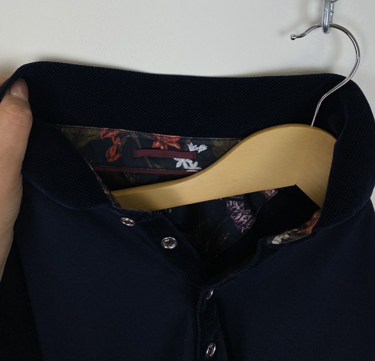Ted Baker Ted Baker Polo Shirt Buttons Ups Men’s Size 6 Navy Blue Top Size US XXL / EU 58 / 5 - 7 Thumbnail