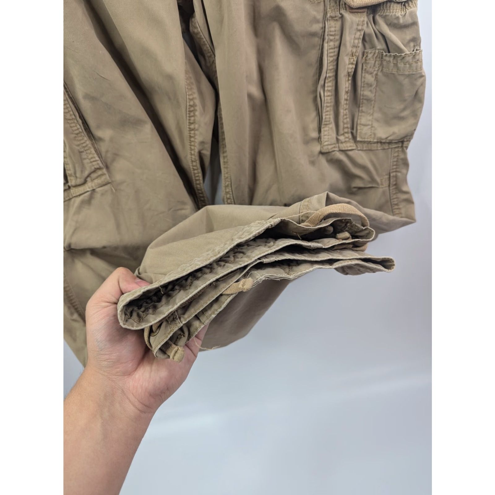 Vintage VINTAGE Surplus Tex Raw Mens XL Pants Trousers Cargo Combat Beiges Coyote 31in Inseam Ladies? Wait no gender: Mens. Size US 36 / EU 52 - 6 Thumbnail
