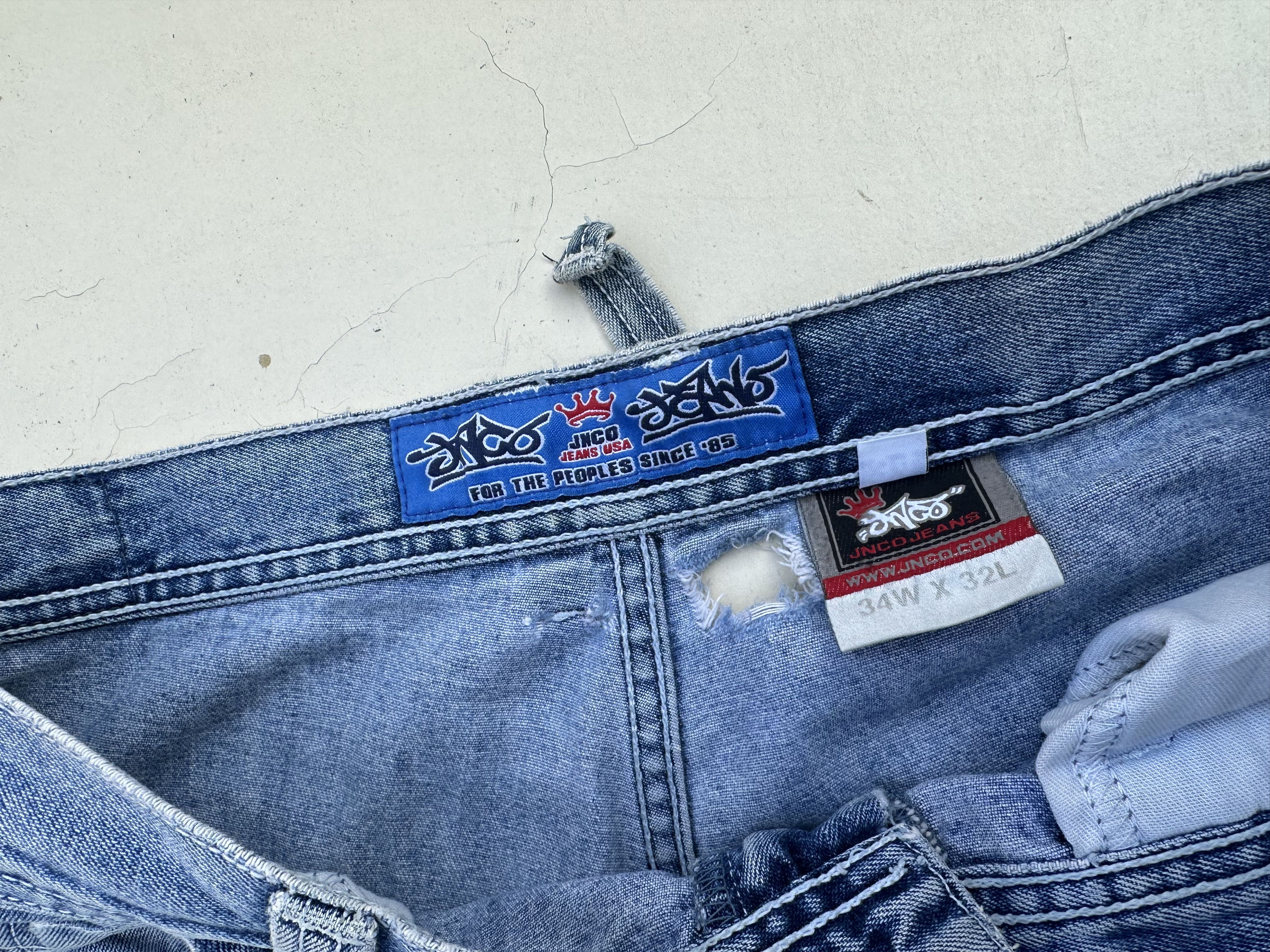 JNCO Vintage JNCO baggy jeans 34*32 Size US 34 / EU 50 - 10 Thumbnail