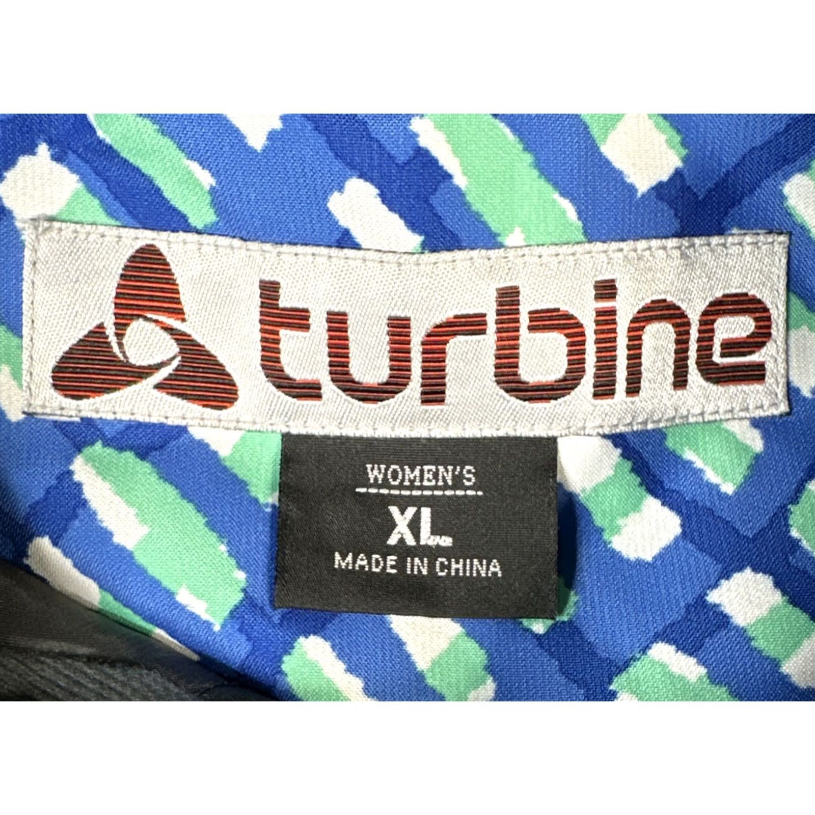Vintage Turbine Women’s XL Boardwear Hooded Jacket Waterptoof Blue Green Snow Ski Jacket Women XL Hooded Waterptoof Blue Green Snow Ski Size XL / US 12-14 / IT 48-50 - 5 Thumbnail