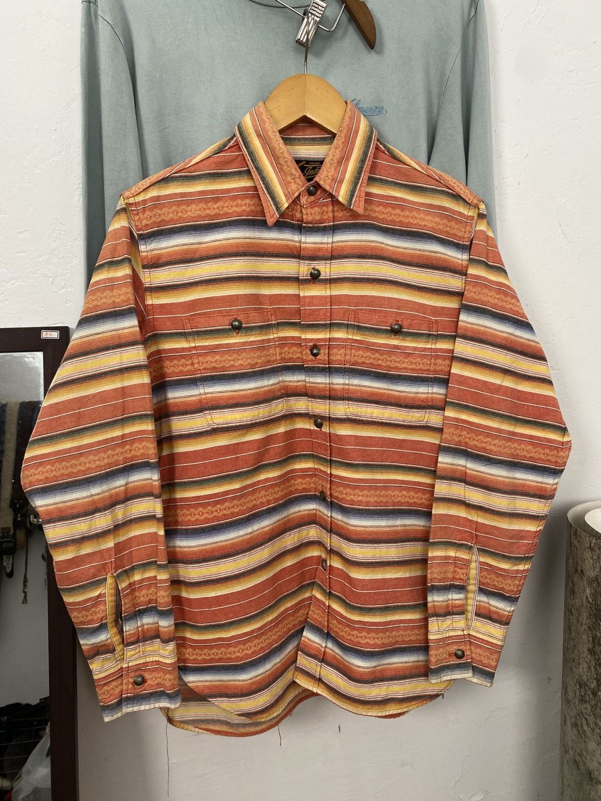 Indian Motorcycle Indian motorcycle navajo shirt by Toyo enterprise Size US S / EU 44-46 / 1 - 1 Thumbnail