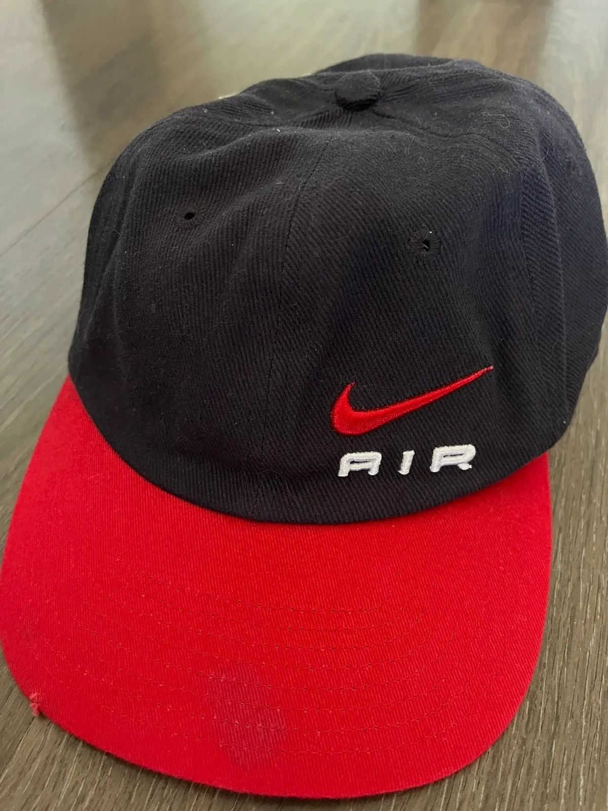 Nike Nike Air Cap Swoosh 1998 Deadstock Distressed Rare One Size Size ONE SIZE - 2 Thumbnail