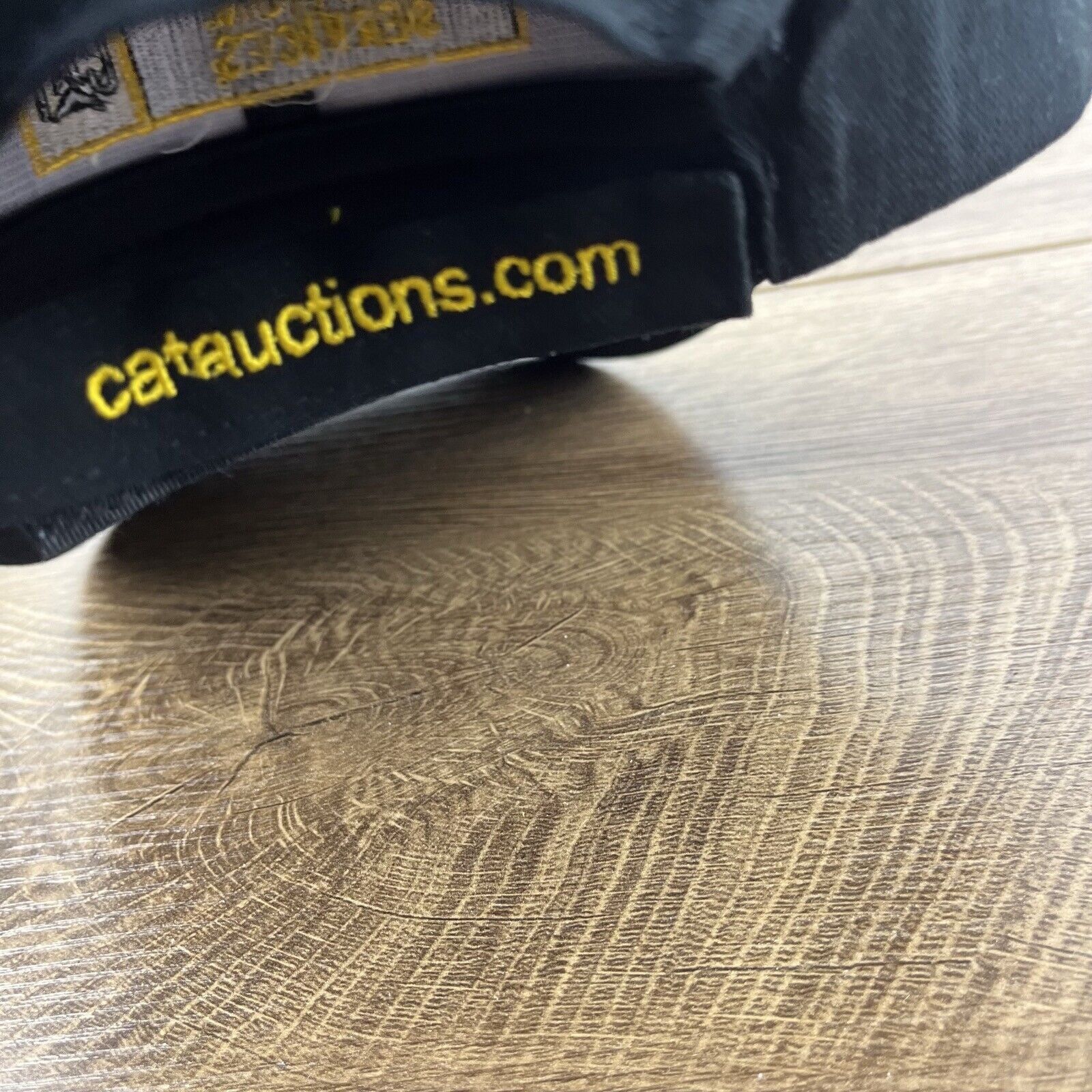 Other CAT Auction Services Hat Black Cap CAT Hat Adjustable Hat Bl Size ONE SIZE - 9 Thumbnail
