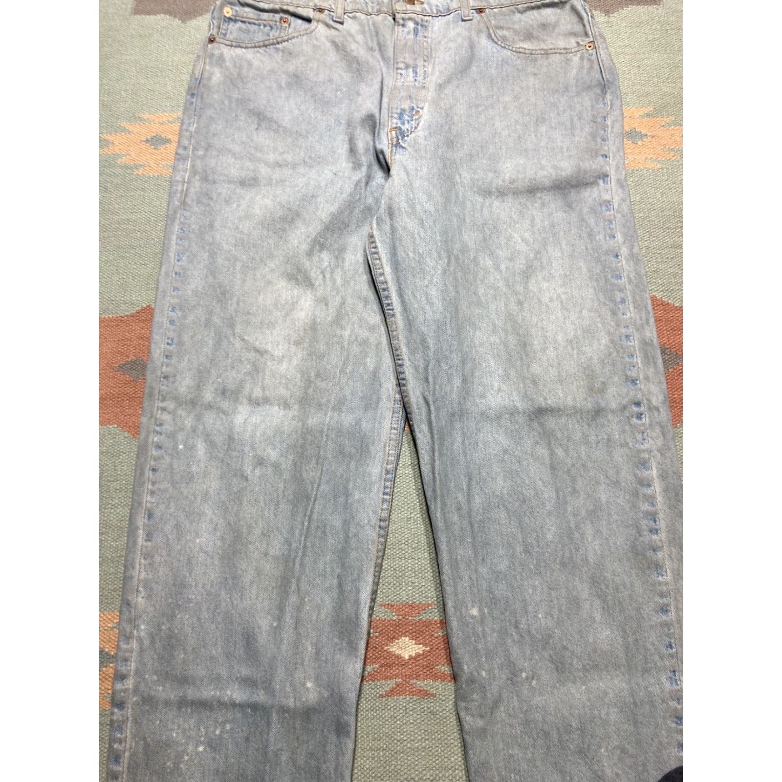 Levi's VINTAGE Levi’s 550 Jeans Men 40 Regular Blue 90s Relaxed Baggy Skater USA 40x31 Size US 40 / EU 56 - 7 Thumbnail