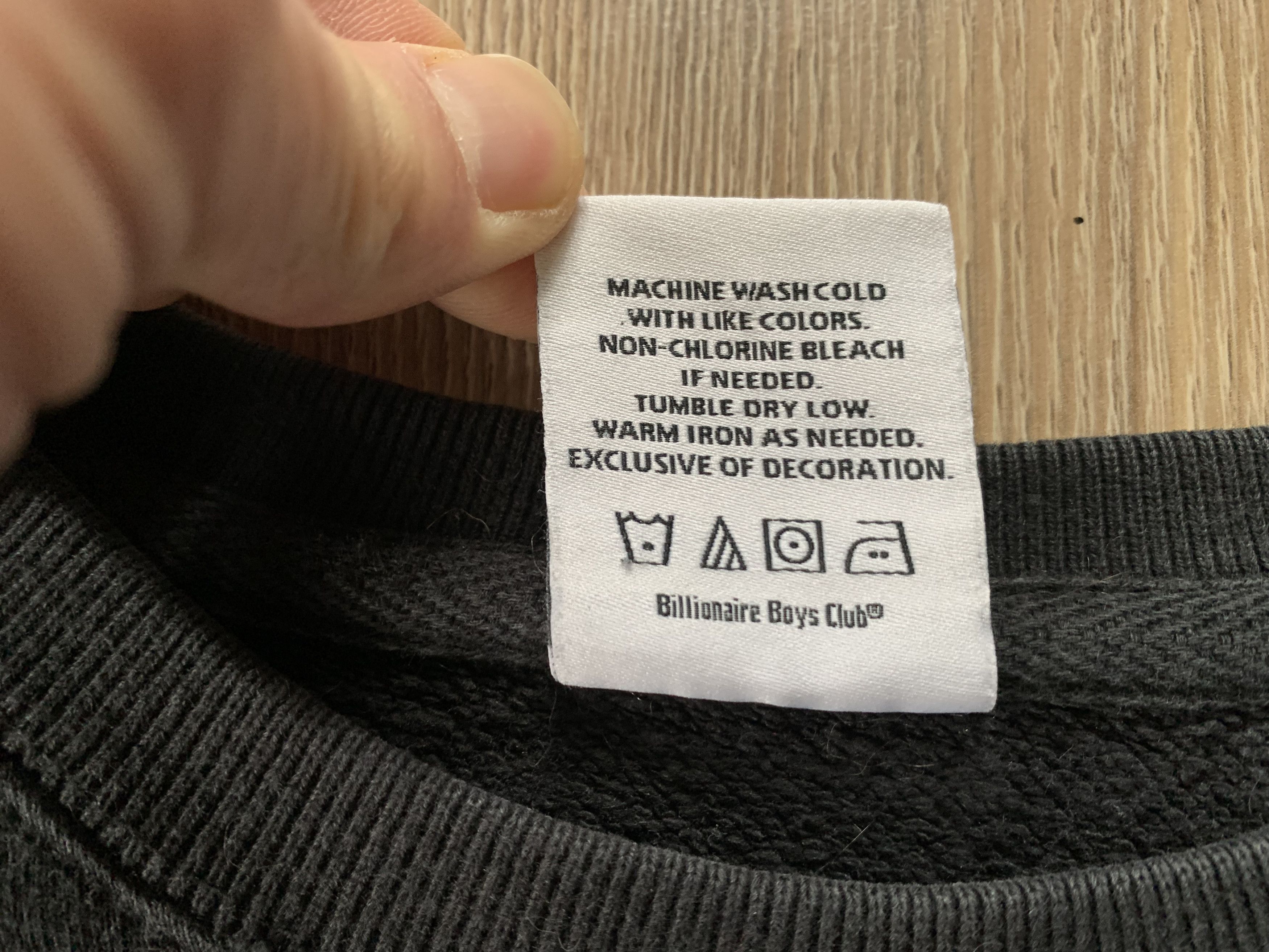 Billionaire Boys Club Billionaire Boys Club Black Big Logo Sweatshirt Size US S / EU 44-46 / 1 - 11 Thumbnail