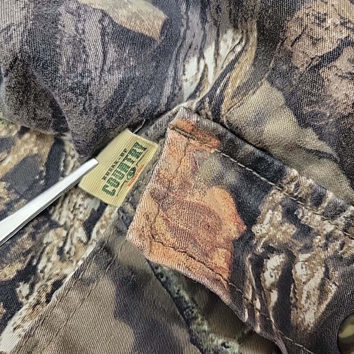 Vintage VINTAGE Mossy Oak Camo Pants Mens XL Cargo Elastic Adjustable Camouflage Cotton Polyester Spandex Twill USA Outdoor Casual Mens Size US 36 / EU 52 - 7 Thumbnail