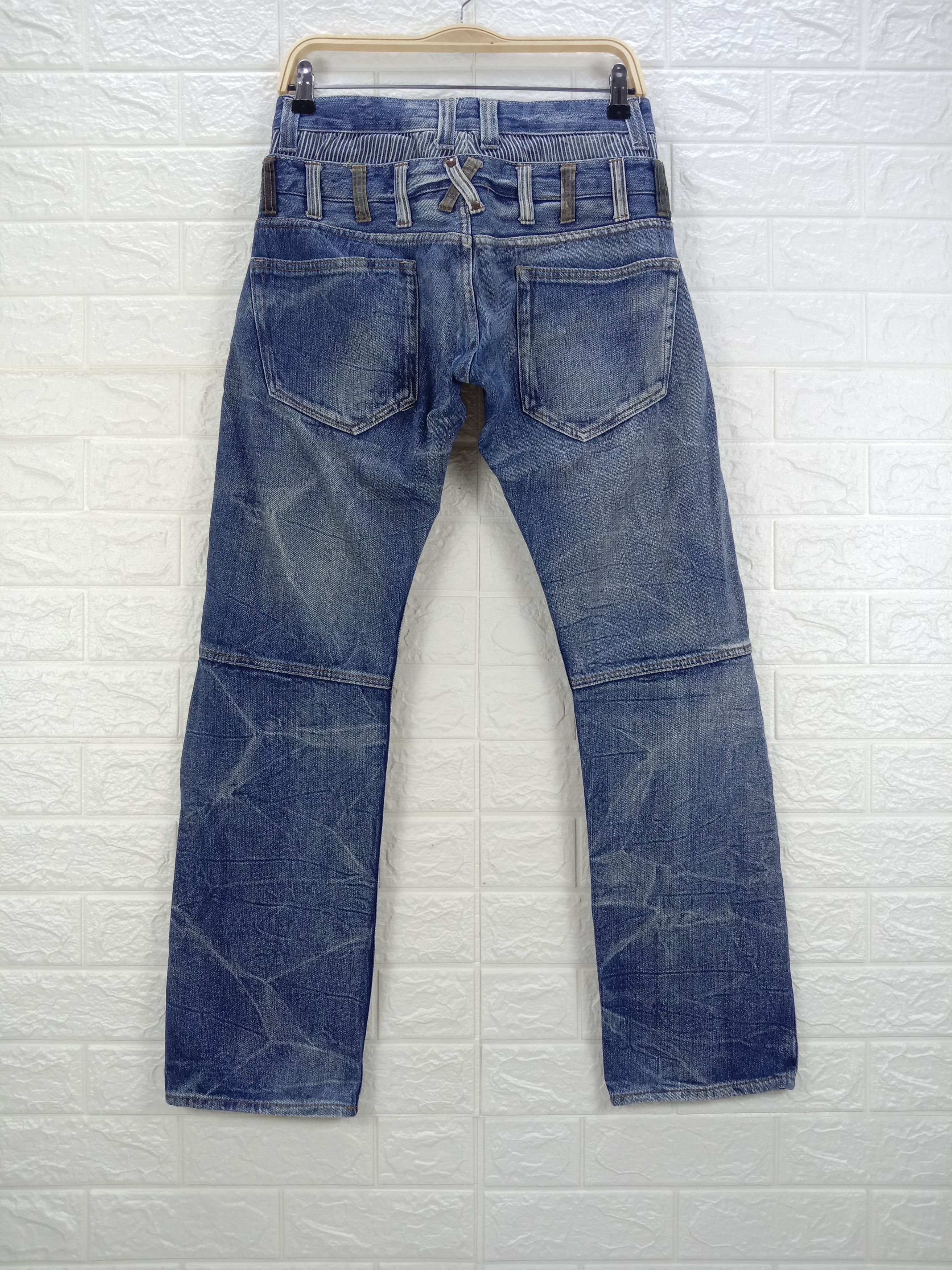 Japanese Brand Vintage Jack Serika Double Waist Jeans Size US 30 / EU 46 - 5 Thumbnail