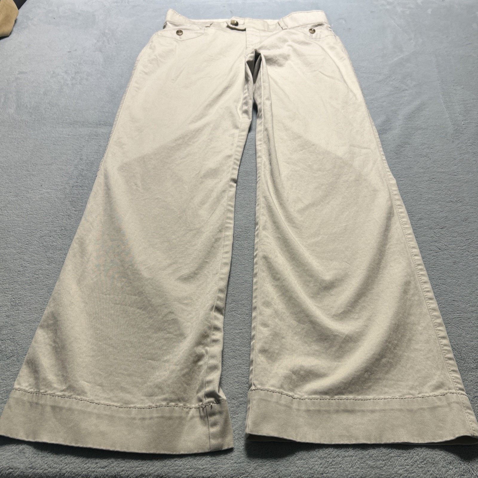 Dockers Beyond Baggy Dojo Pants Womens 8 32x31 Hamilton Wide Loose Size 30" / US 8 / IT 44 - 2 Thumbnail