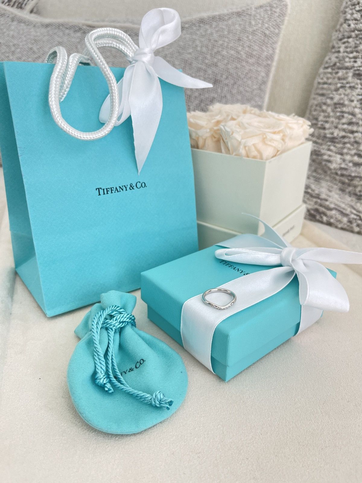 Tiffany & Co. Tiffany & Co. Elsa Peretti Ring Dia Platinum NEW $2,400 Size ONE SIZE - 15 Thumbnail