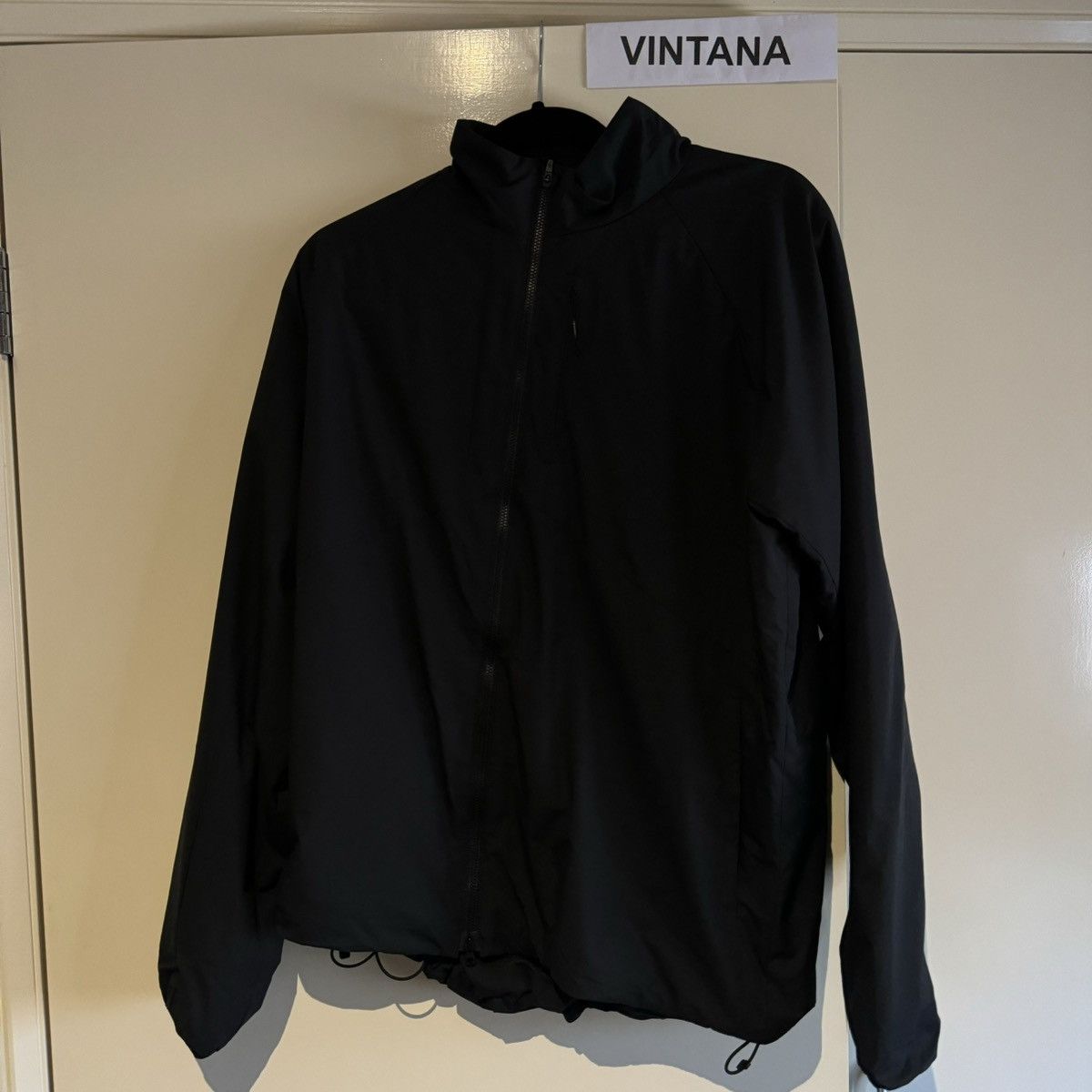 image of Snow Peak Rain Jacket in Black, Men's (Size Large)