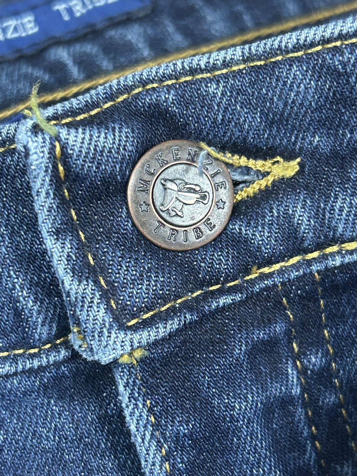 Other McKenzie Tribe Denim Saddle Stitched Selveged Jeans Size US 32 / EU 48 - 9 Thumbnail
