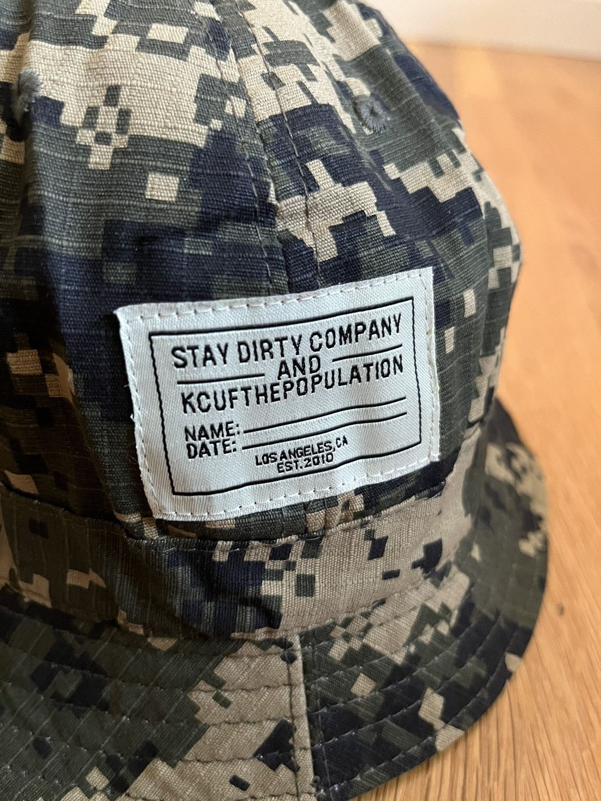 Fuck The Population × Stay Dirty Clothing × Vintage FTP x Stay Dirty Bell Hat Camo Size ONE SIZE - 5 Thumbnail