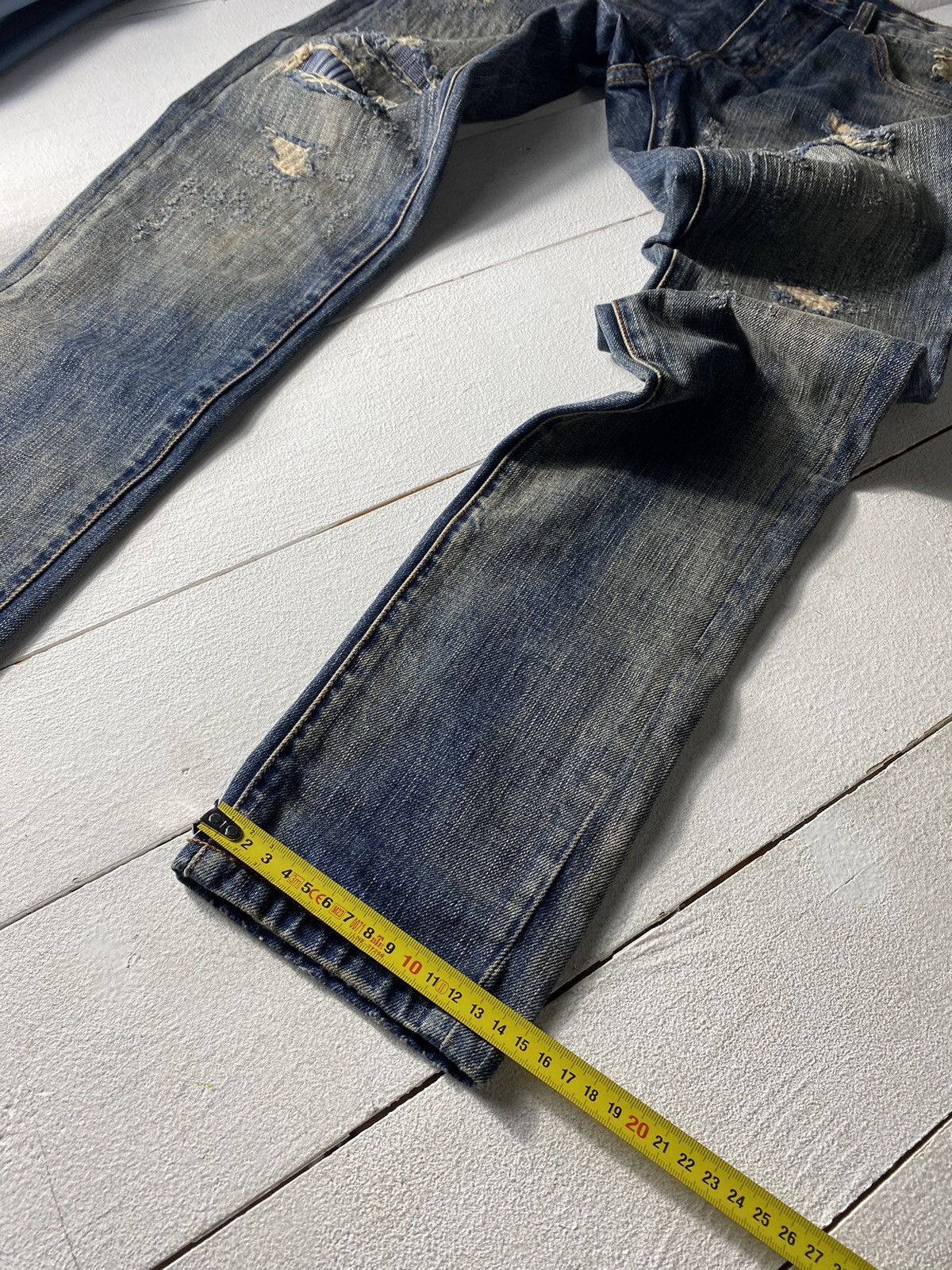 Other 💢RARE DISTRESSED RIPPED AVANT GARDE OPIUM GOTHIC JEANS 30 Size US 30 / EU 46 - 14 Thumbnail