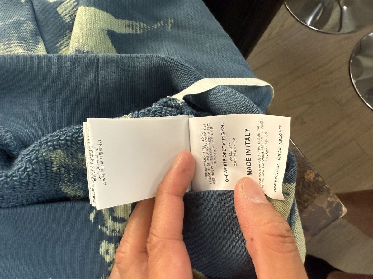 Off-White Size Med- OFF-WHITE Brand Tie-Dye Trashed Sweatshirt Size M / US 6-8 / IT 42-44 - 9 Thumbnail