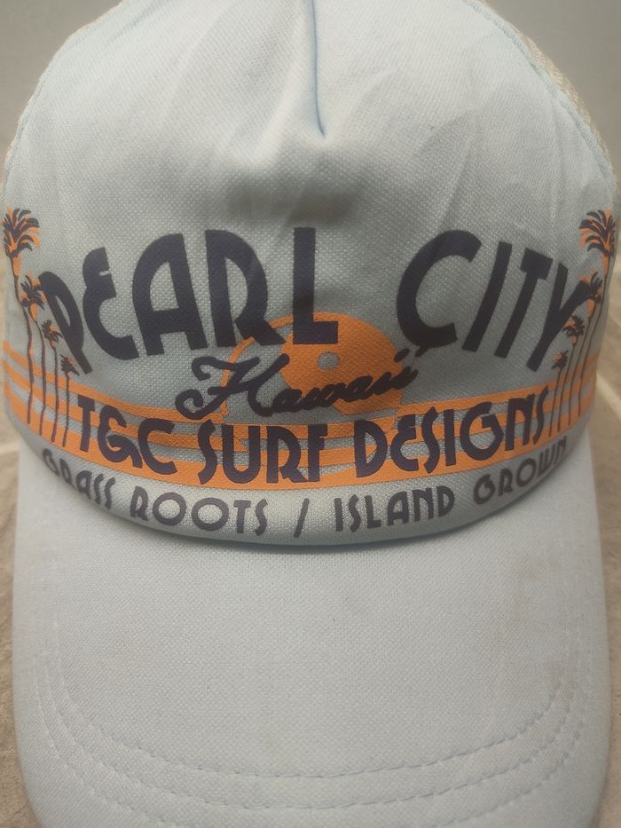 Vintage Vintage Pearl City Hawaii Trucker Hat Cap Size ONE SIZE - 3 Thumbnail