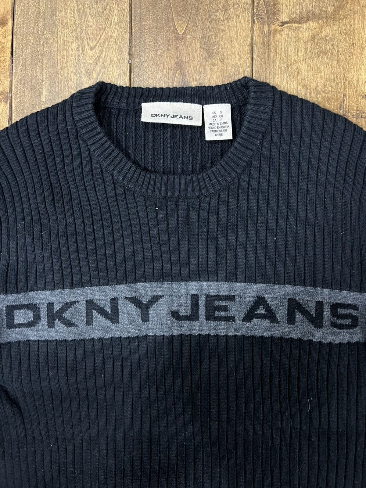 DKNY DKNY Heavy-cotton Ribbed Sweater Size US S / EU 44-46 / 1 - 4 Thumbnail
