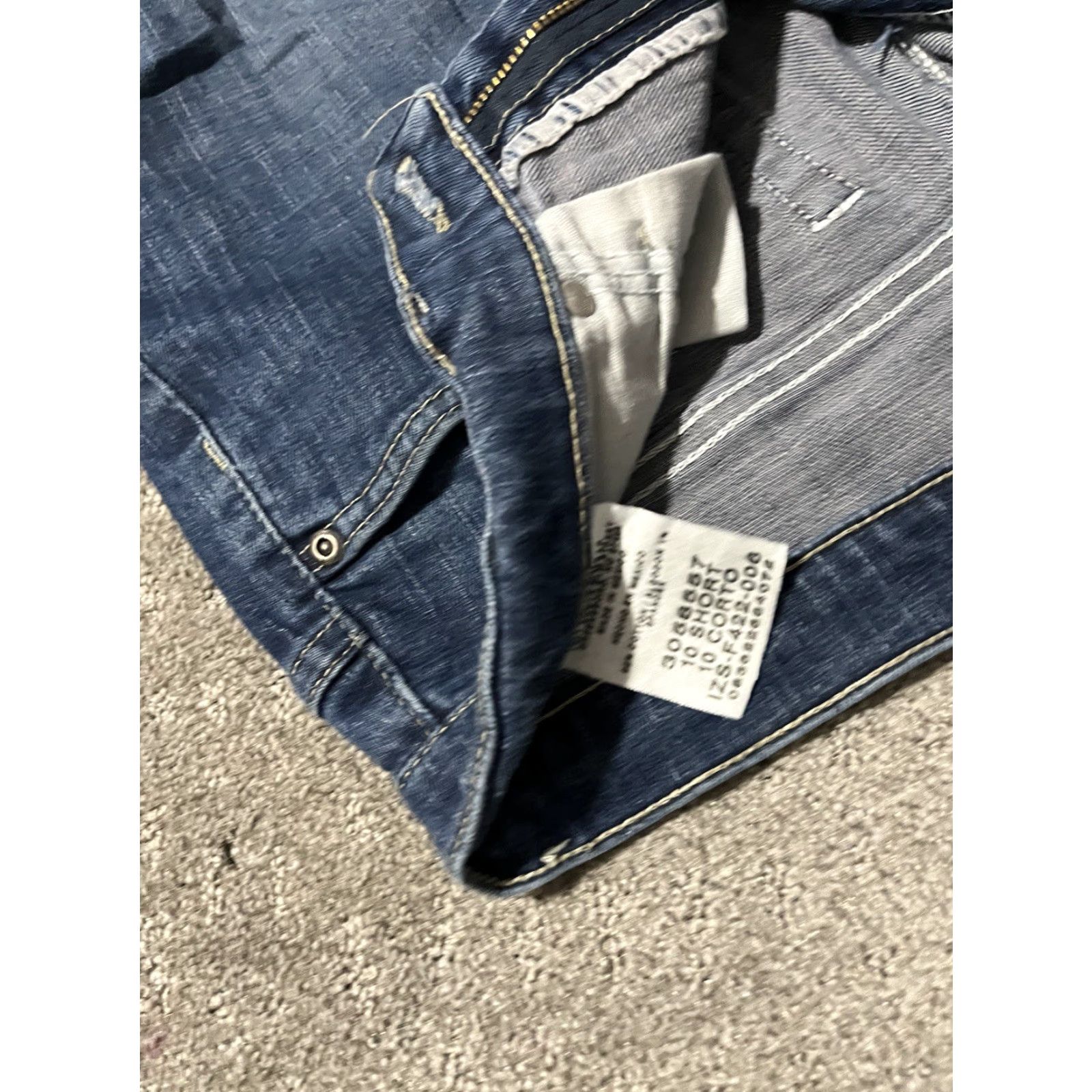 Lee Lee Jeans Womens 10 Short Blue Denim Relaxed Bootcut Waist High Rise Size 32" / US 10 / IT 46 - 6 Thumbnail
