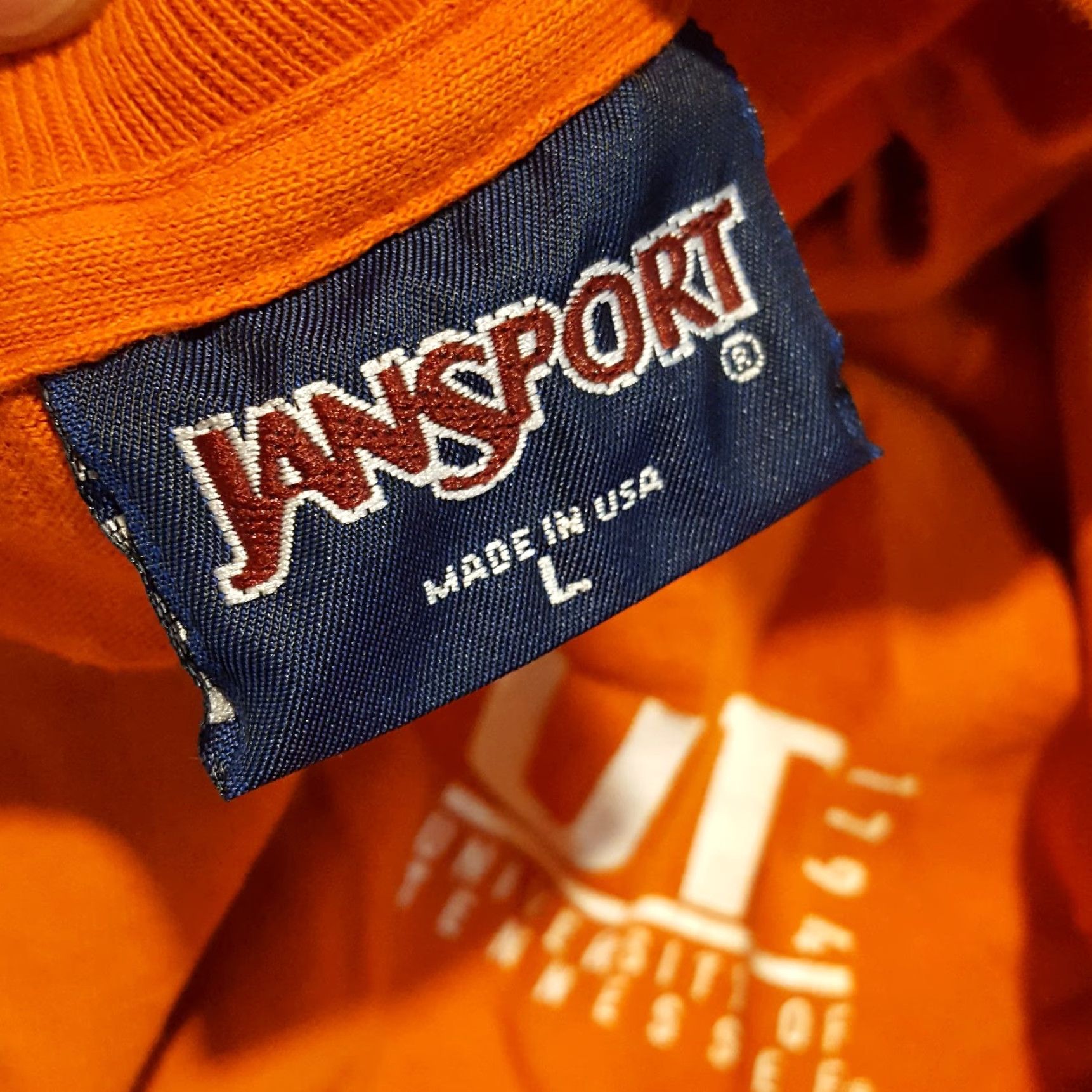 Jansport VINTAGE University Of Tennessee Vols T-Shirt Shirt Mens Large UT 90s College Embroidered Logo Orange JanSport Size US L / EU 52-54 / 3 - 5 Thumbnail