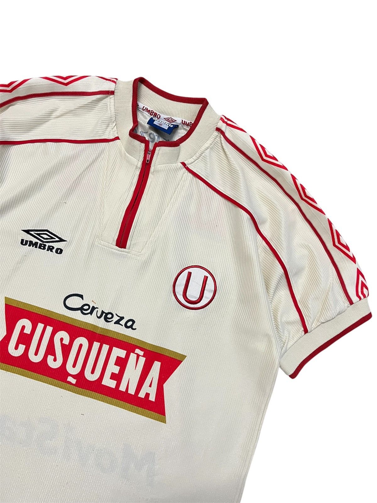 Umbro Vintage 90s Universitario De Deportes Umbro Soccer Jersey Size US M / EU 48-50 / 2 - 2 Thumbnail