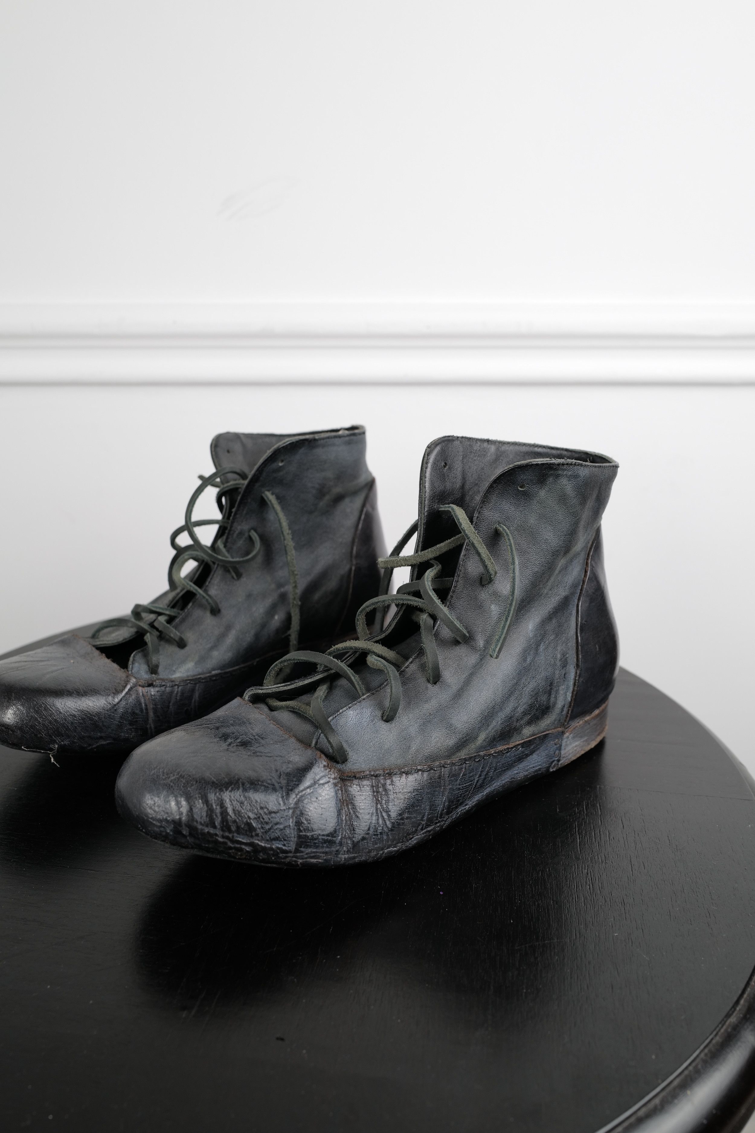 Individual Sentiments HI-TOP SHOES HANDCRAFTED BY MY ATELIER Size US 9 / EU 42 - 4 Thumbnail