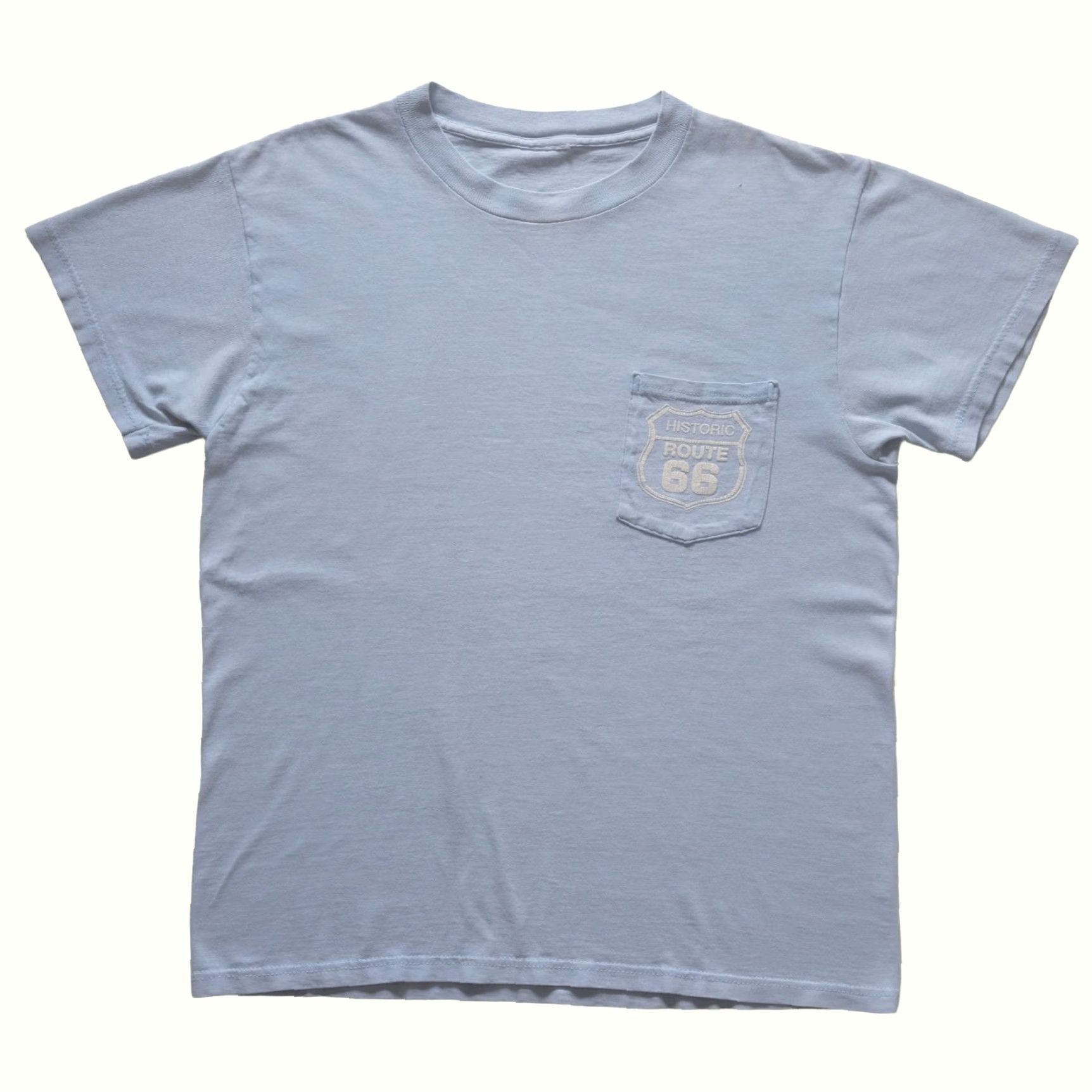 Etro VTG 90s ROUTE 66 GET YOUR KICKS BLUE GRAPHIC POCKET T SHIRT MEN SZ L Shirt T-Shirt Blue 90s USA Cars Vintage Mens L Size US L / EU 52-54 / 3 - 3 Thumbnail