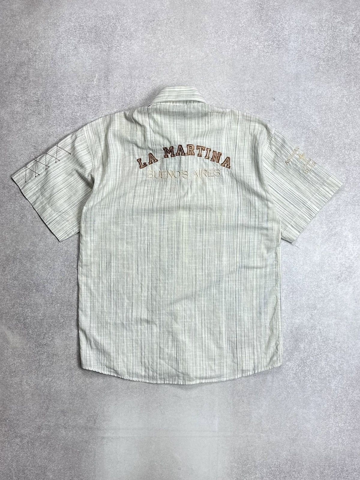 La Martina Vintage La Martina White Polo Club Shirt Rare M Size US M / EU 48-50 / 2 - 2 Thumbnail