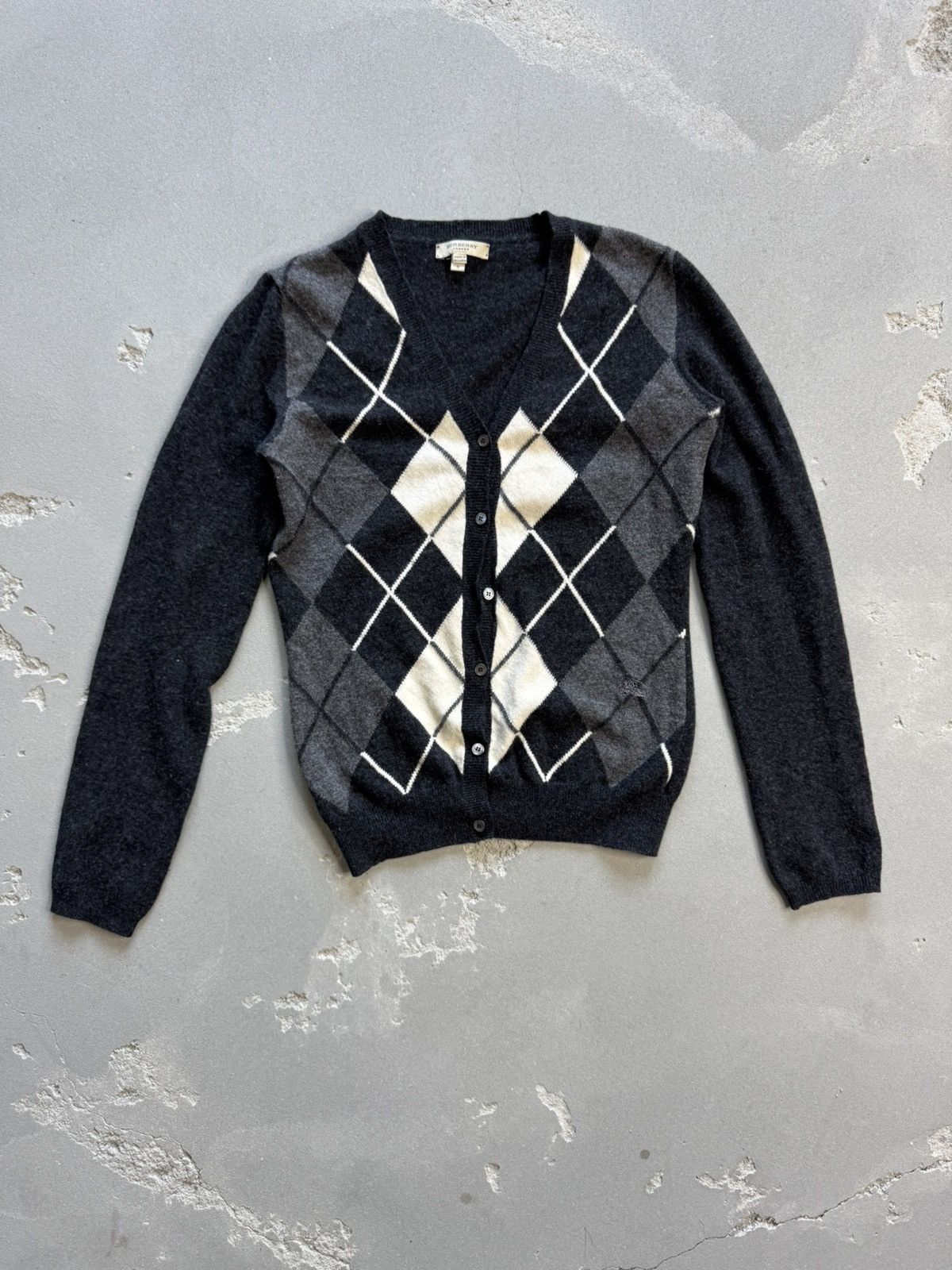 Burberry × Vintage Vintage Burberry London Women Cardigan Small Size S / US 4 / IT 40 - 1 Thumbnail