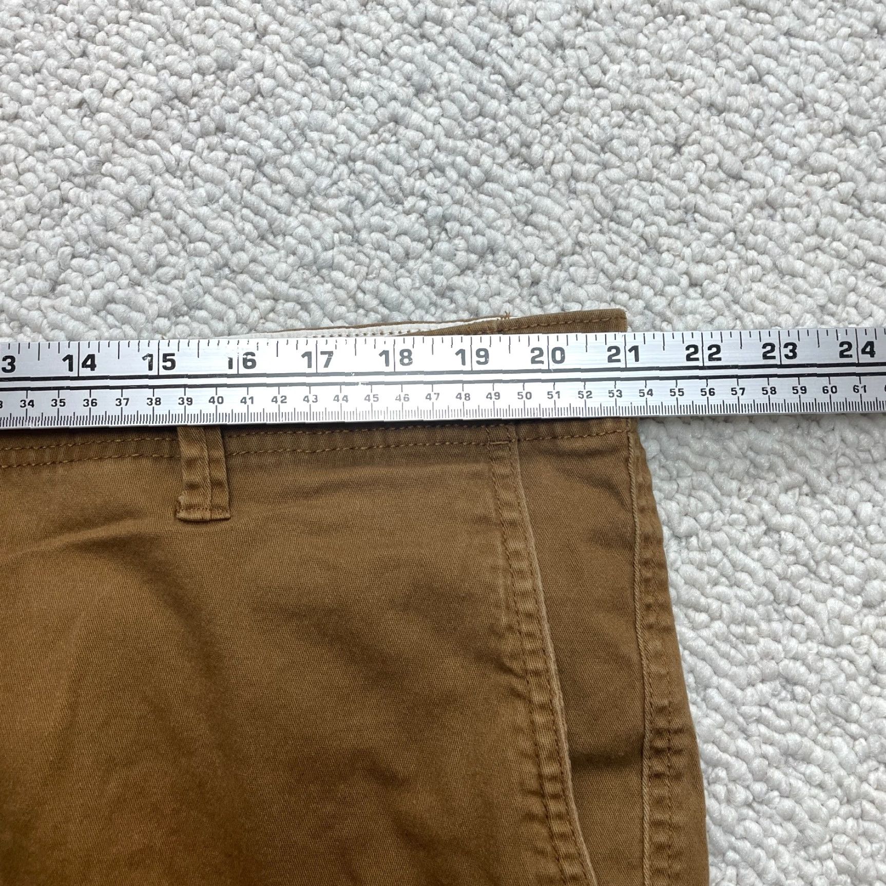 George VINTAGE George Cargo Shorts Mens 44 Brown Pockets 9.5" Inseam High Rise 42" Waist Adult Size US 42 / EU 58 - 7 Thumbnail
