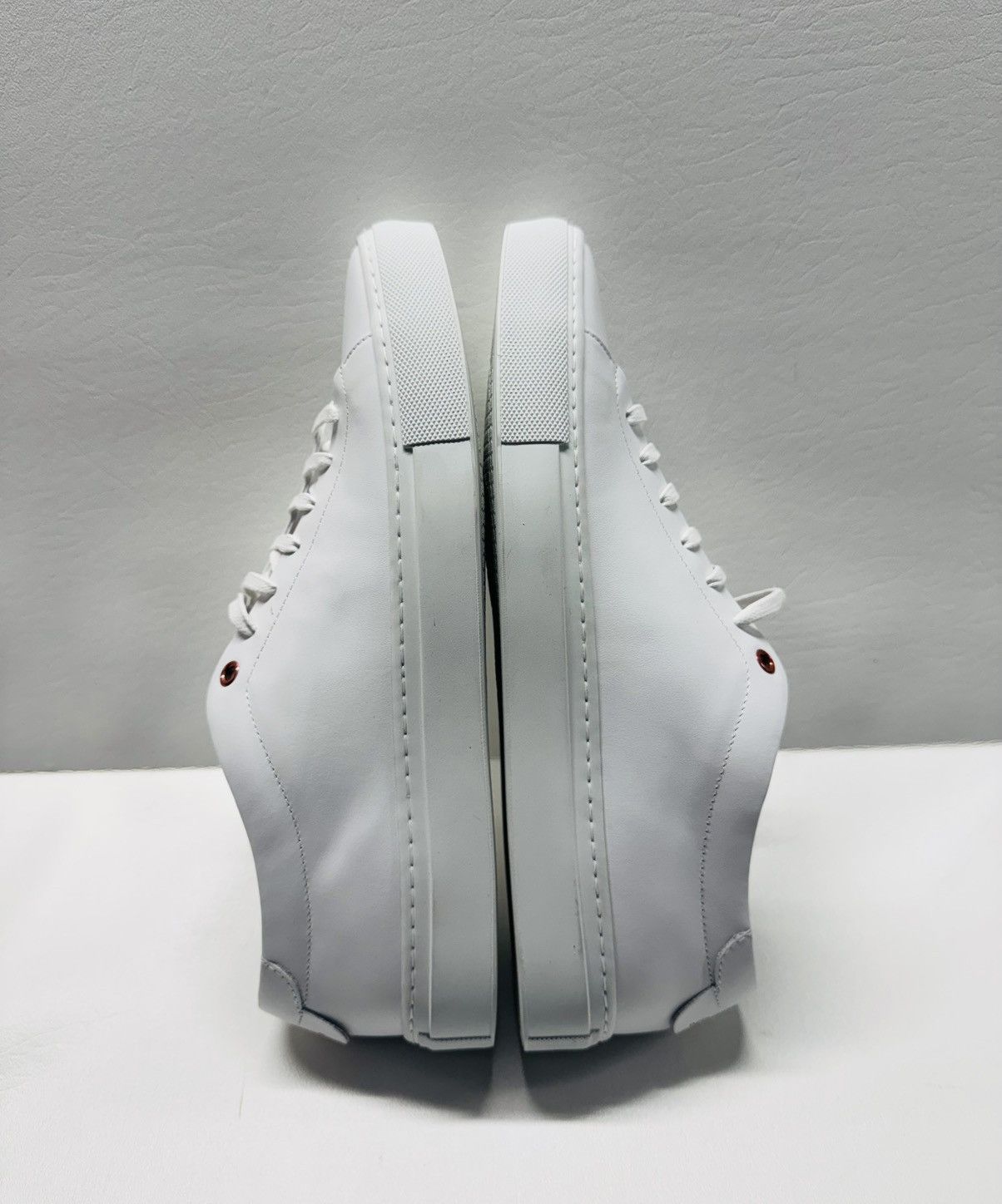Good Man Brand Good Man Brand Edge Italian Leather Low Top Sneaker White Size US 10 / EU 43 - 2 Thumbnail
