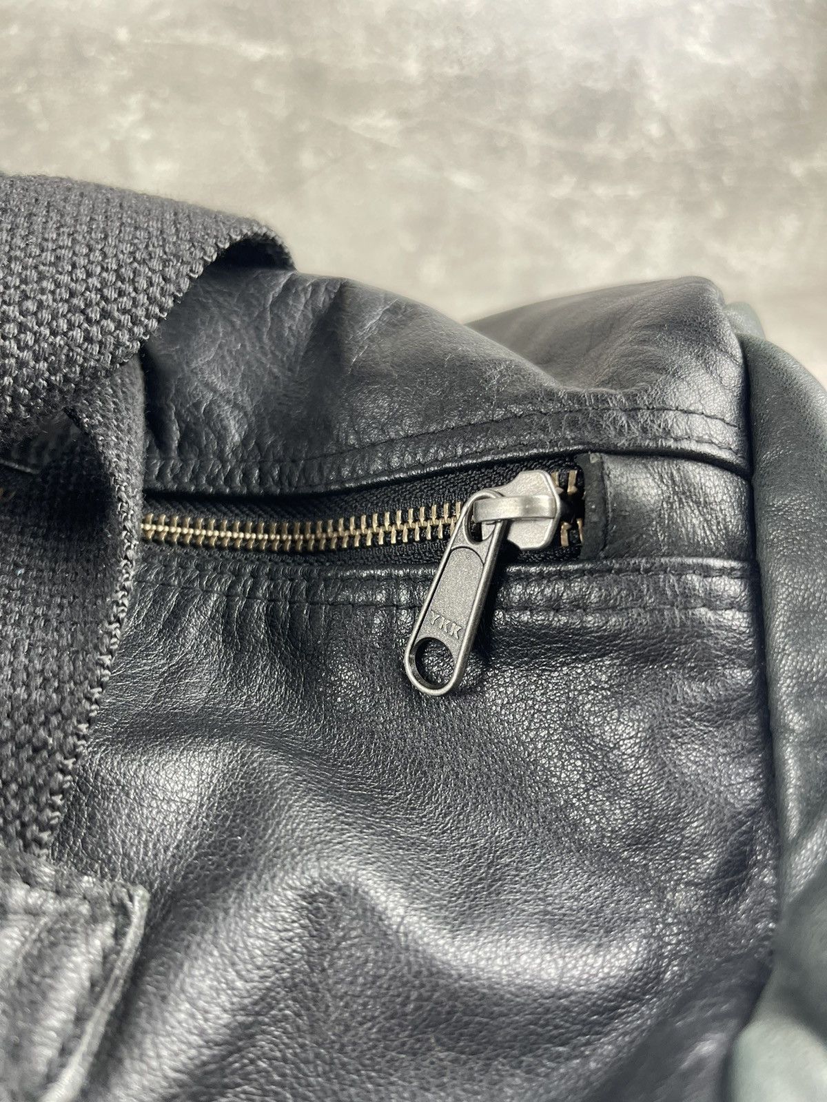Japanese Brand × Vintage Ark Reworks Handmade Travel Bag Strap Leather Bag Size ONE SIZE - 7 Thumbnail