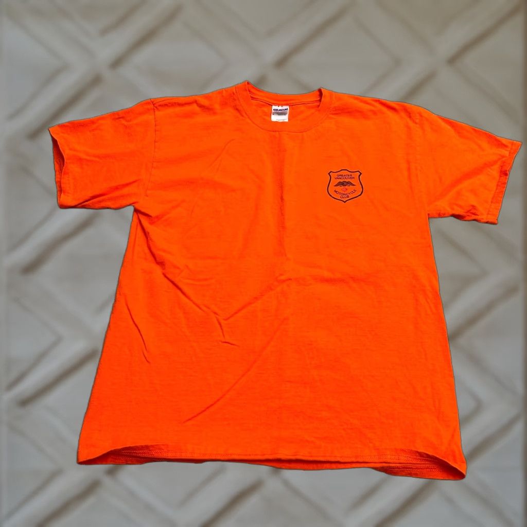 Gildan Gildan Ultra Cotton T-Shirt Mens Large Orange Crew Neck Short Sleeve Casual Tee Size US L / EU 52-54 / 3 - 1 Thumbnail