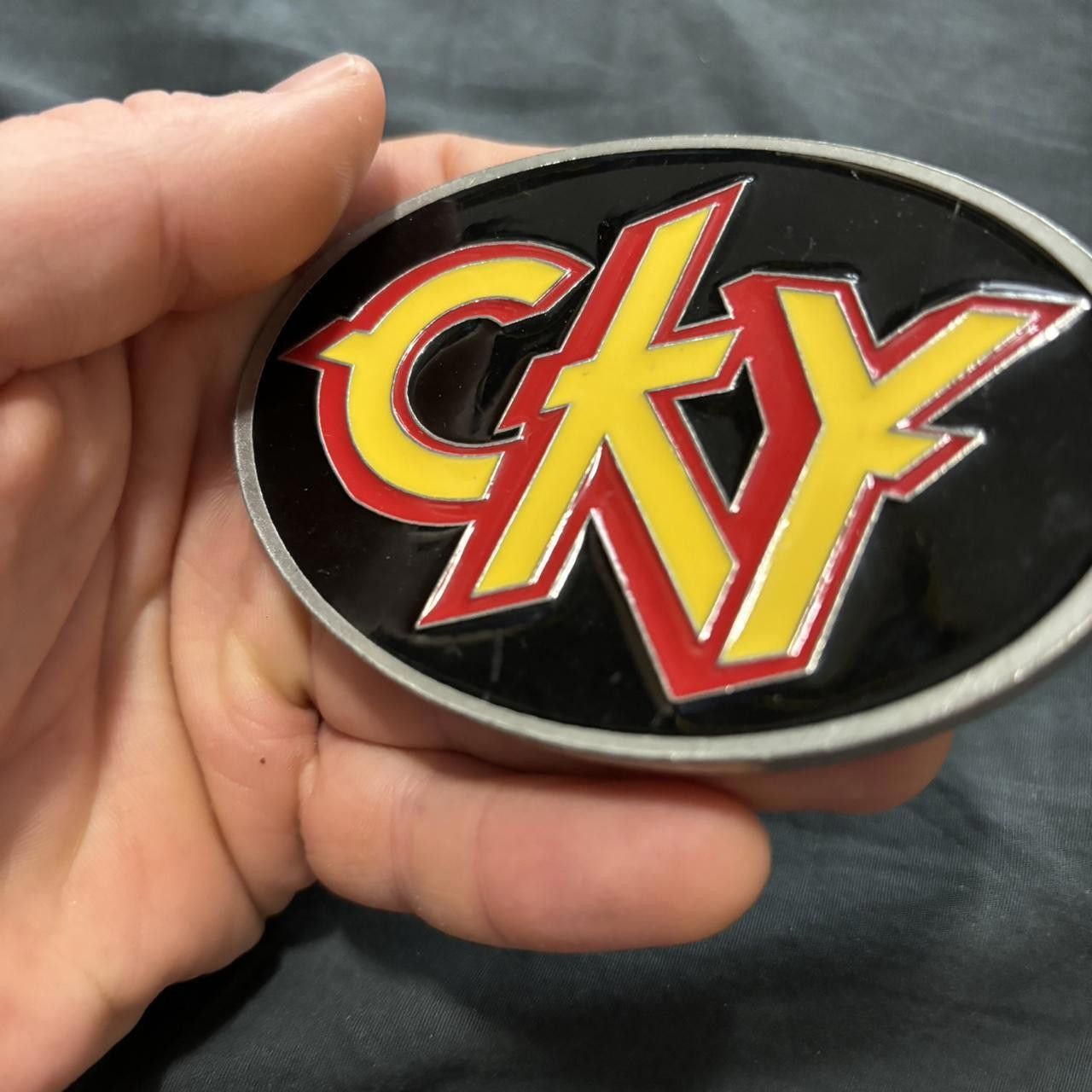 Designer vintage CKY belt buckle Size ONE SIZE - 3 Thumbnail