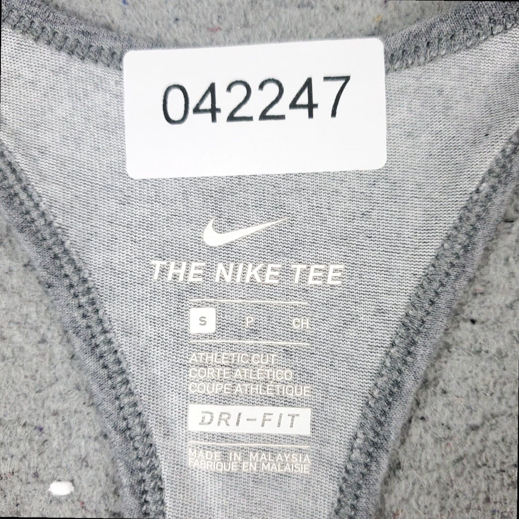 Nike Nike Tank Top Womens Small Gray Swoosh Running Gym Activewear Pullover Size S / US 4 / IT 40 - 6 Thumbnail