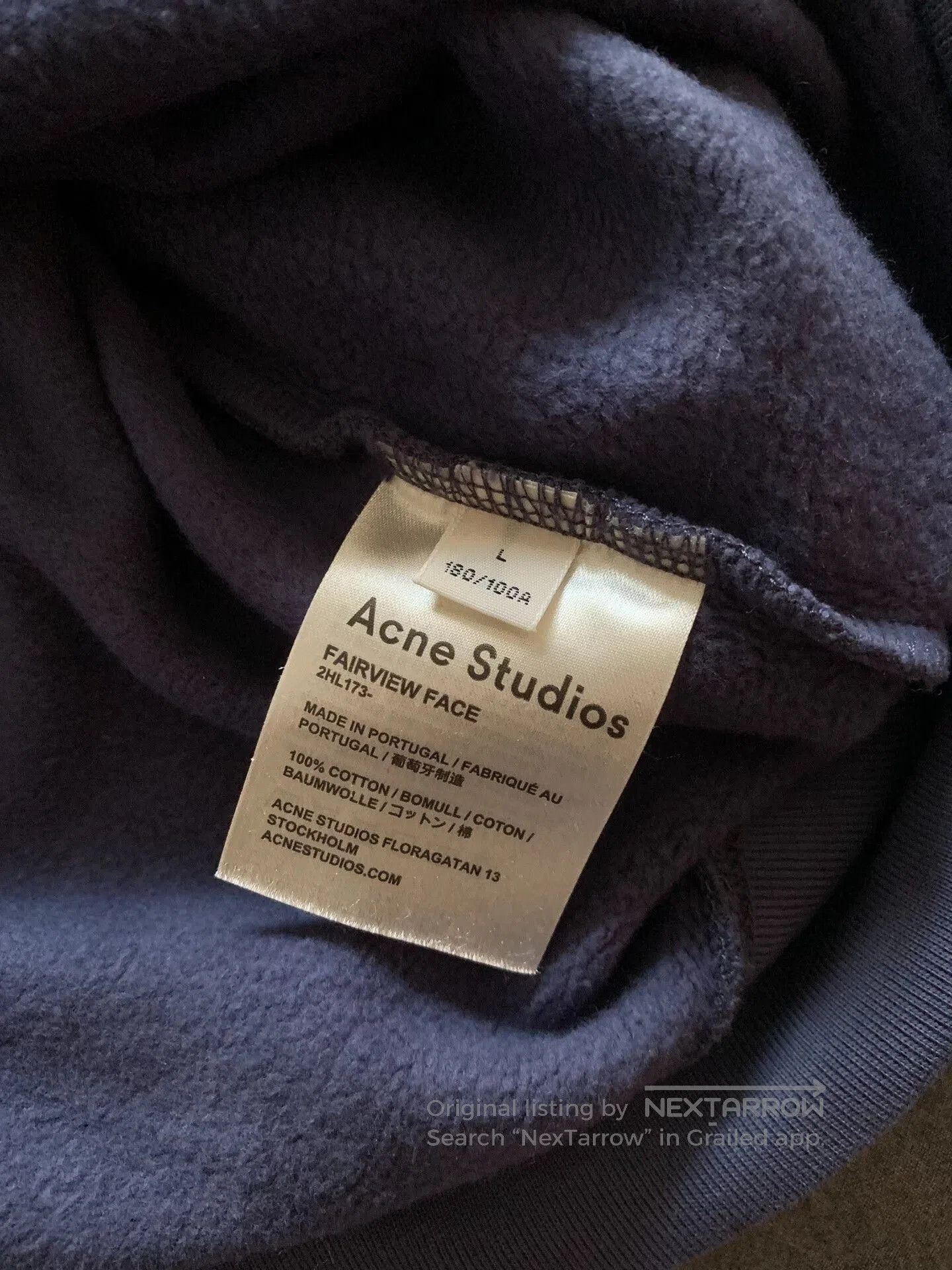 Acne Studios Acne Studios Robot Embroidery Sweatshirt. Size US L / EU 52-54 / 3 - 4 Thumbnail