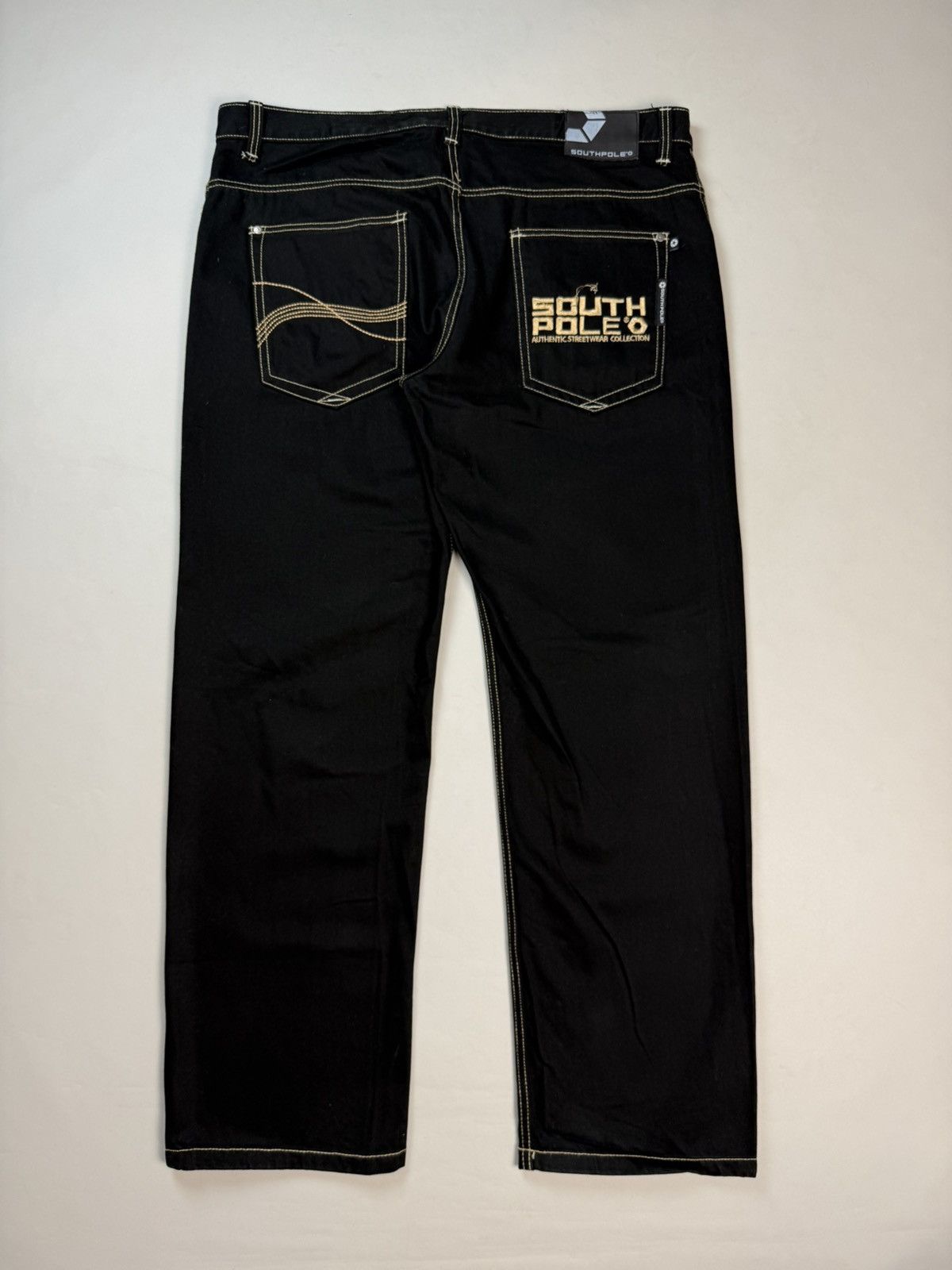 Southpole Southpole Men’s Y2K Rap Baggy Denim Wide Leg Jeans Size 44 Size US 36 / EU 52 - 15 Thumbnail