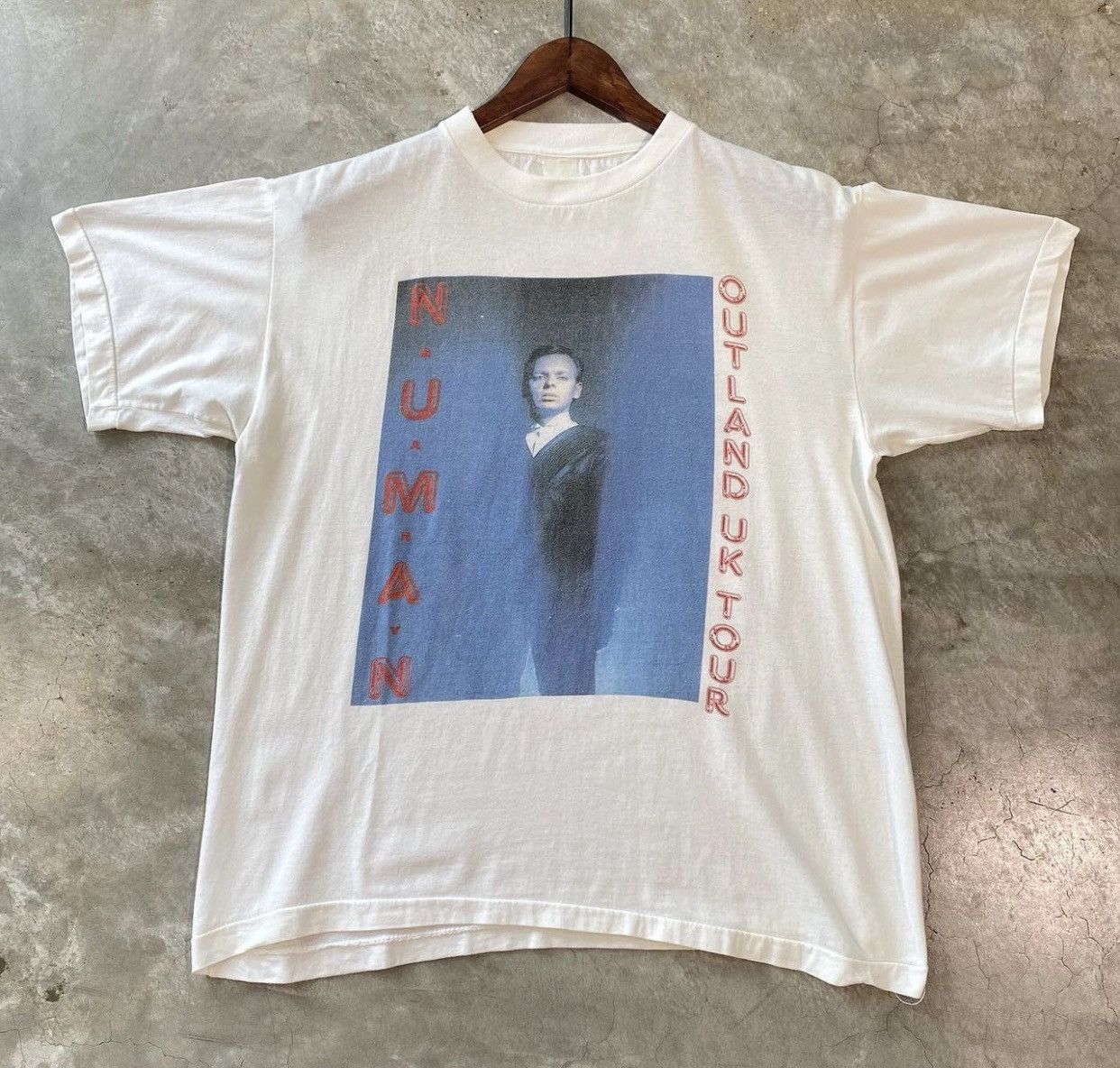 Band Tees Vintage Early 90s Garry Numan “OUTLAND “ Uk Tour Tee. Size US L / EU 52-54 / 3 - 1 Thumbnail