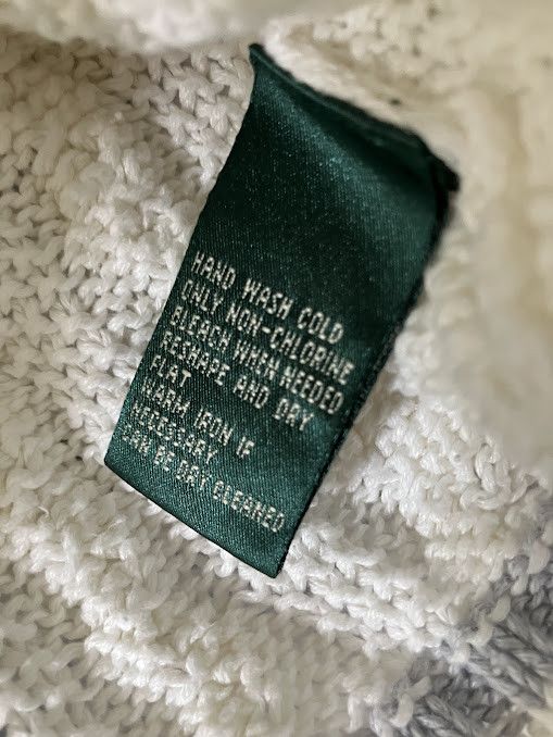 Lauren Ralph Lauren Lauren Ralph Lauren white tennis sweater cotton linen sz L Size L / US 10 / IT 46 - 4 Thumbnail