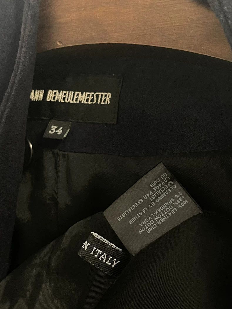 Ann Demeulemeester Ann Demeulemeester 12aw Women's leather jacket-2506 Size US S / EU 44-46 / 1 - 3 Thumbnail