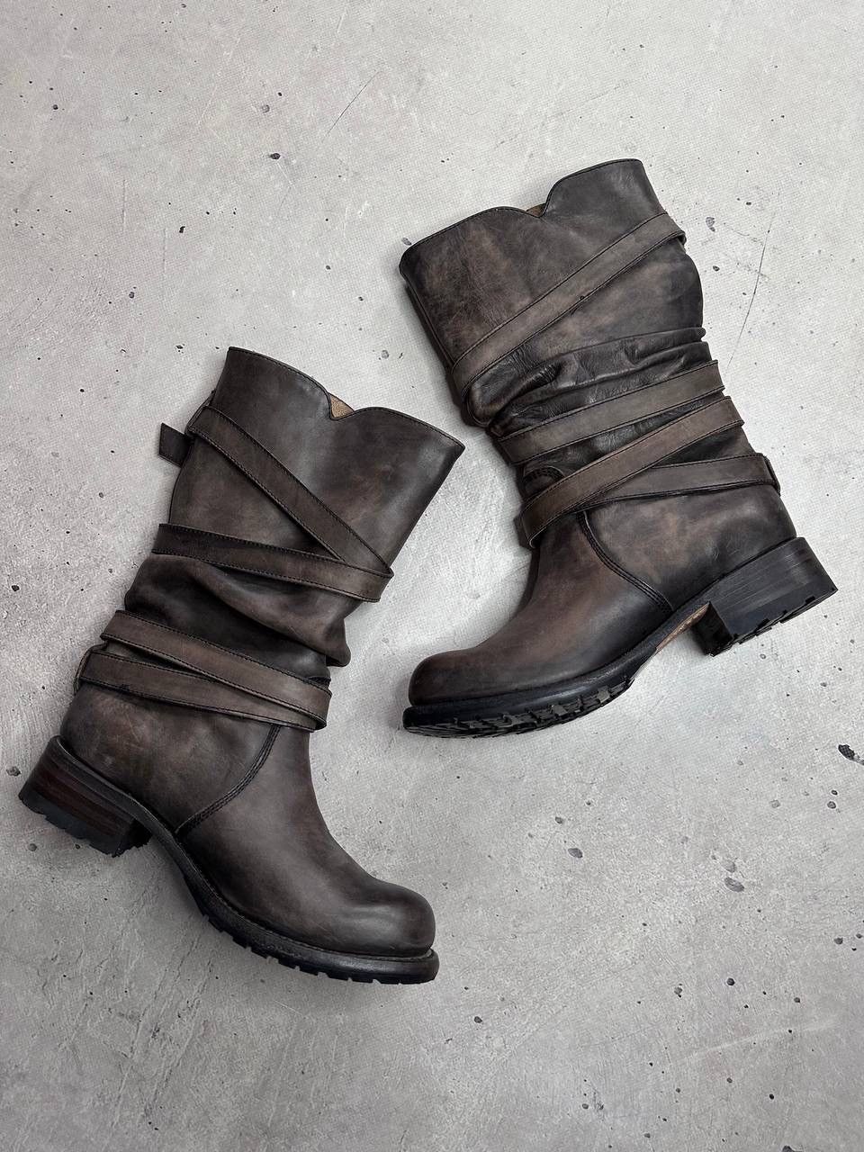 Sendra Sendra Engineer Boots Brown Leather EUR 40 Made in Spain Size US 7 / EU 40 - 7 Thumbnail