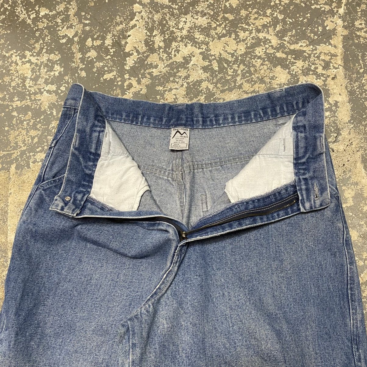 JNCO × Vintage Vintage First Down Denim Big Pocket Y2K Embroidered Baggy Pa Size US 35 - 7 Thumbnail