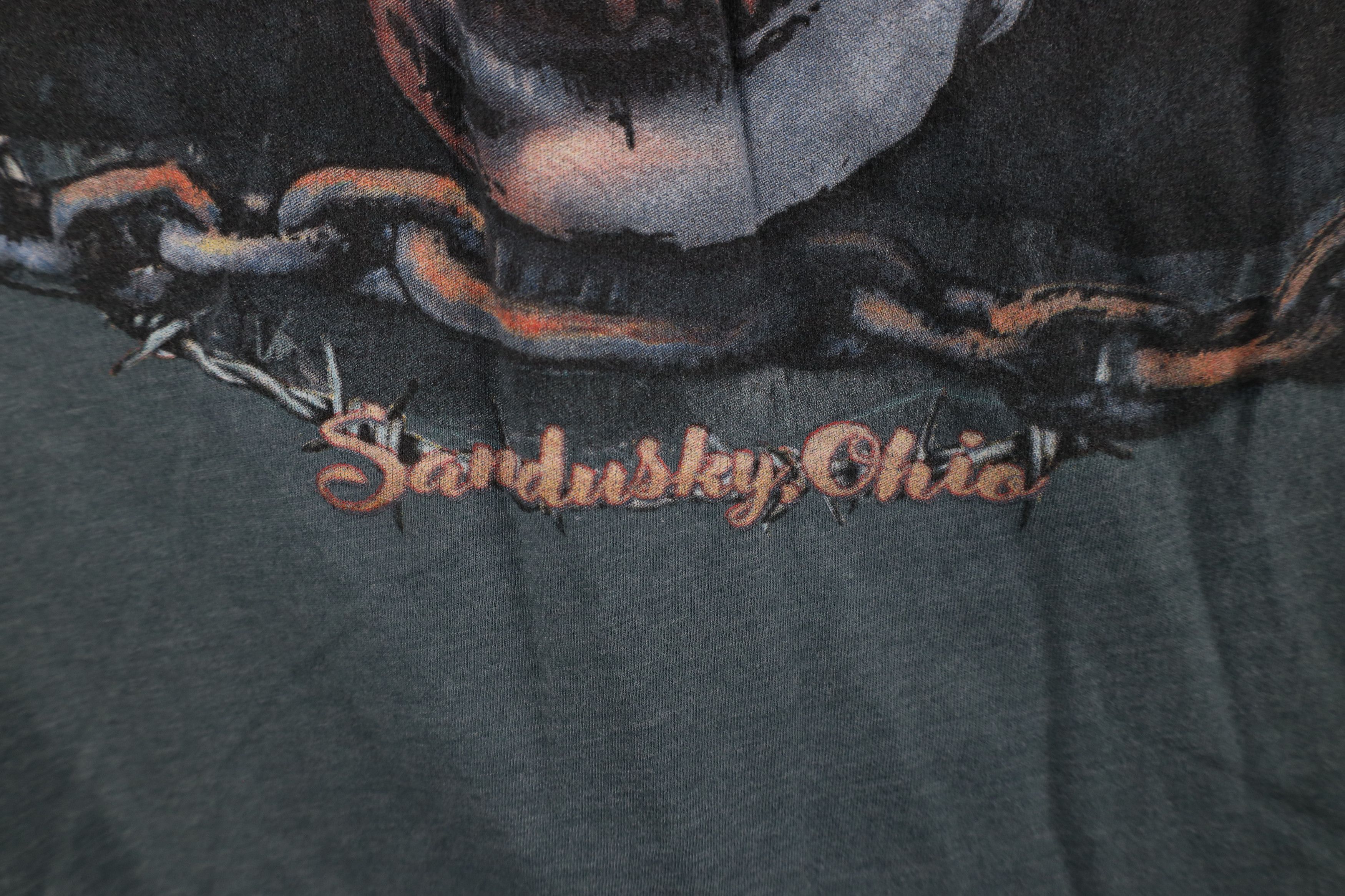 Vintage Vintage Streetwear Week Skull Skeleton T-Shirt Steel Blue Size US XL / EU 56 / 4 - 9 Thumbnail