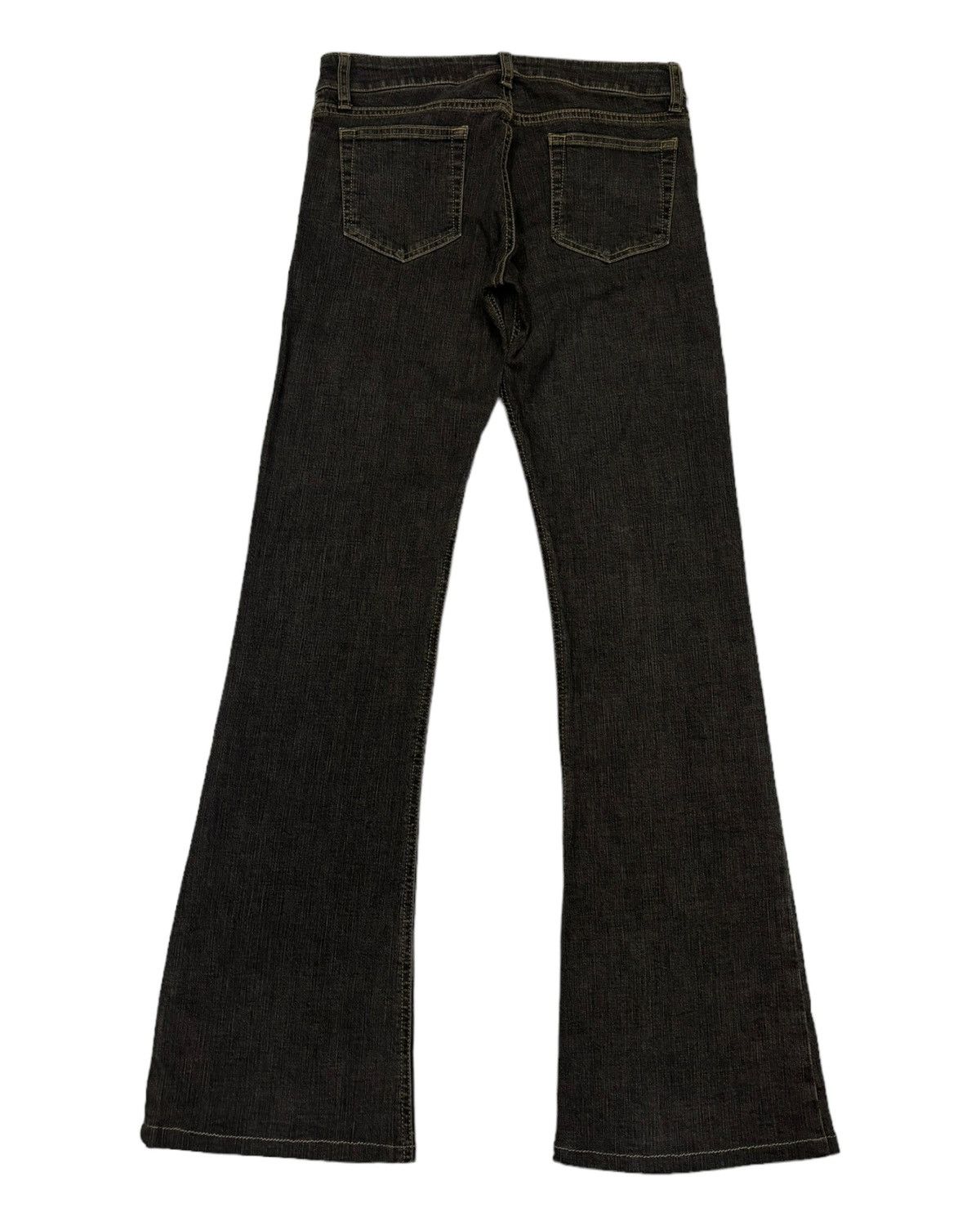If Six Was Nine FLARE🔥WELLBEING JAPANESE FLARE DENIM JEANS KMRII STYLE Size US 28 / EU 44 - 6 Thumbnail