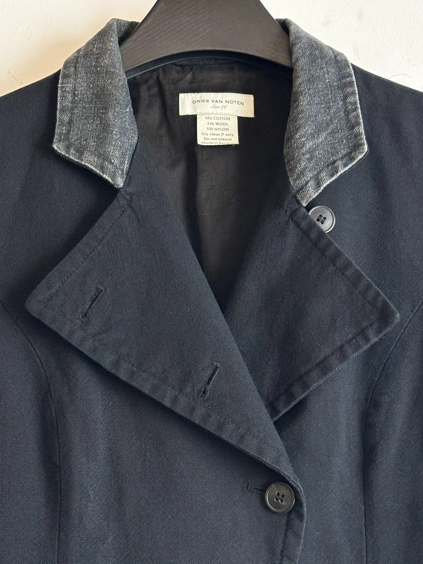 Dries Van Noten Dries Van Noten 90S Embroidered DB Short Jacket Size XS / US 0-2 / IT 36-38 - 5 Thumbnail
