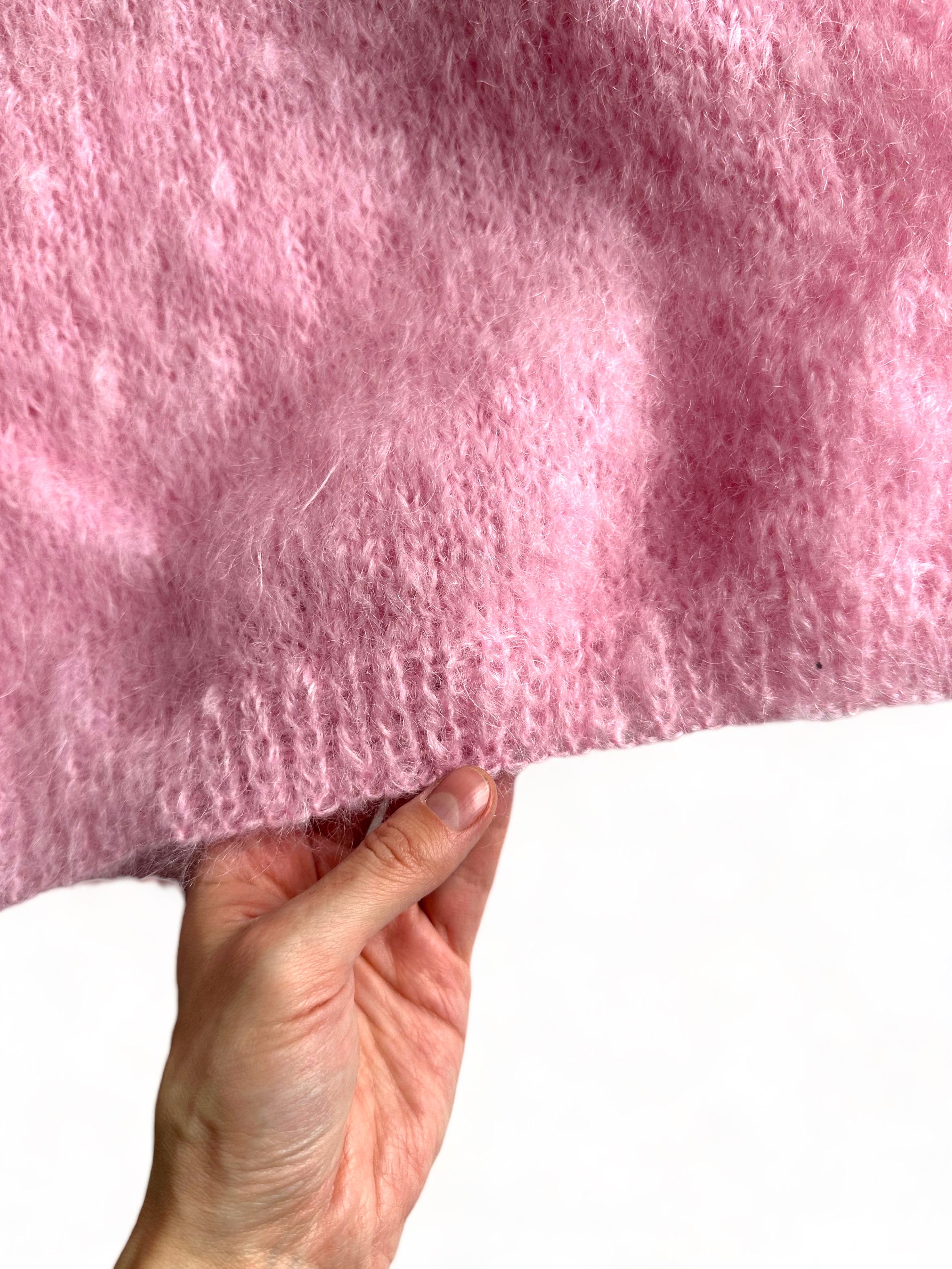 Other Gorgeous Pinky Mohair Fluffy Sweater S/US4 Size S / US 4 / IT 40 - 4 Thumbnail