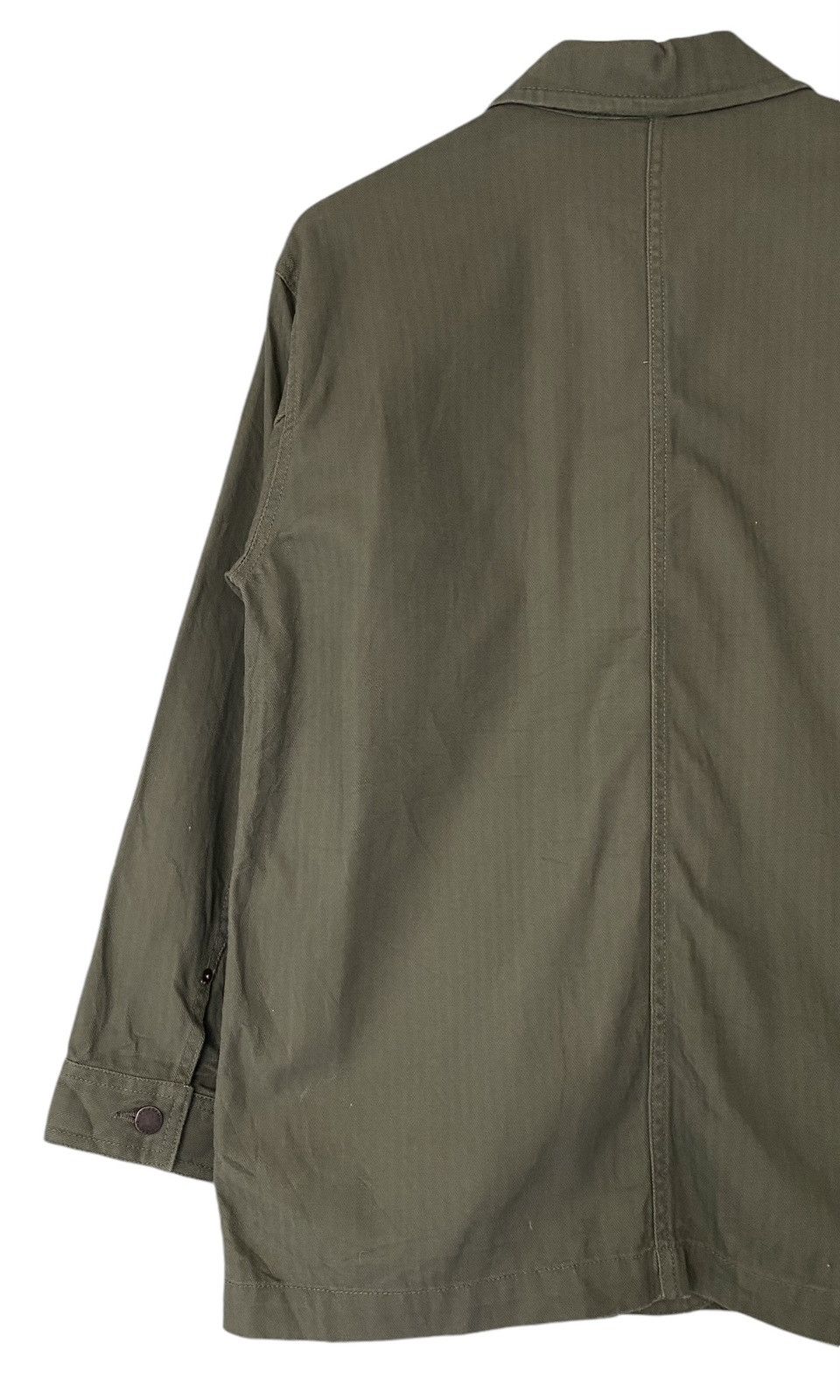 Uniqlo GU JEANS Chore Jacket Army Green Size US L / EU 52-54 / 3 - 10 Thumbnail