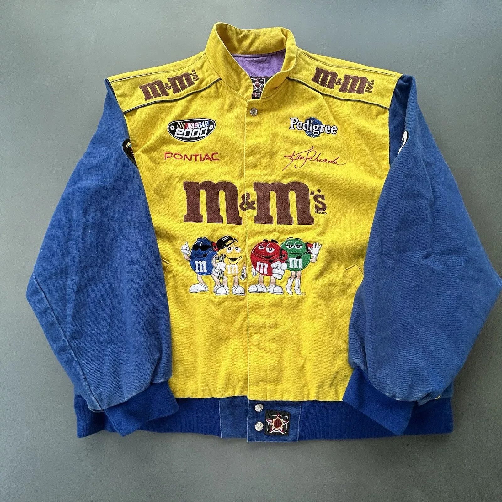 NASCAR Vintage JH Design Nascar M&M’s Ken Schrader #36 Size US XXL / EU 58 / 5 - 6 Thumbnail
