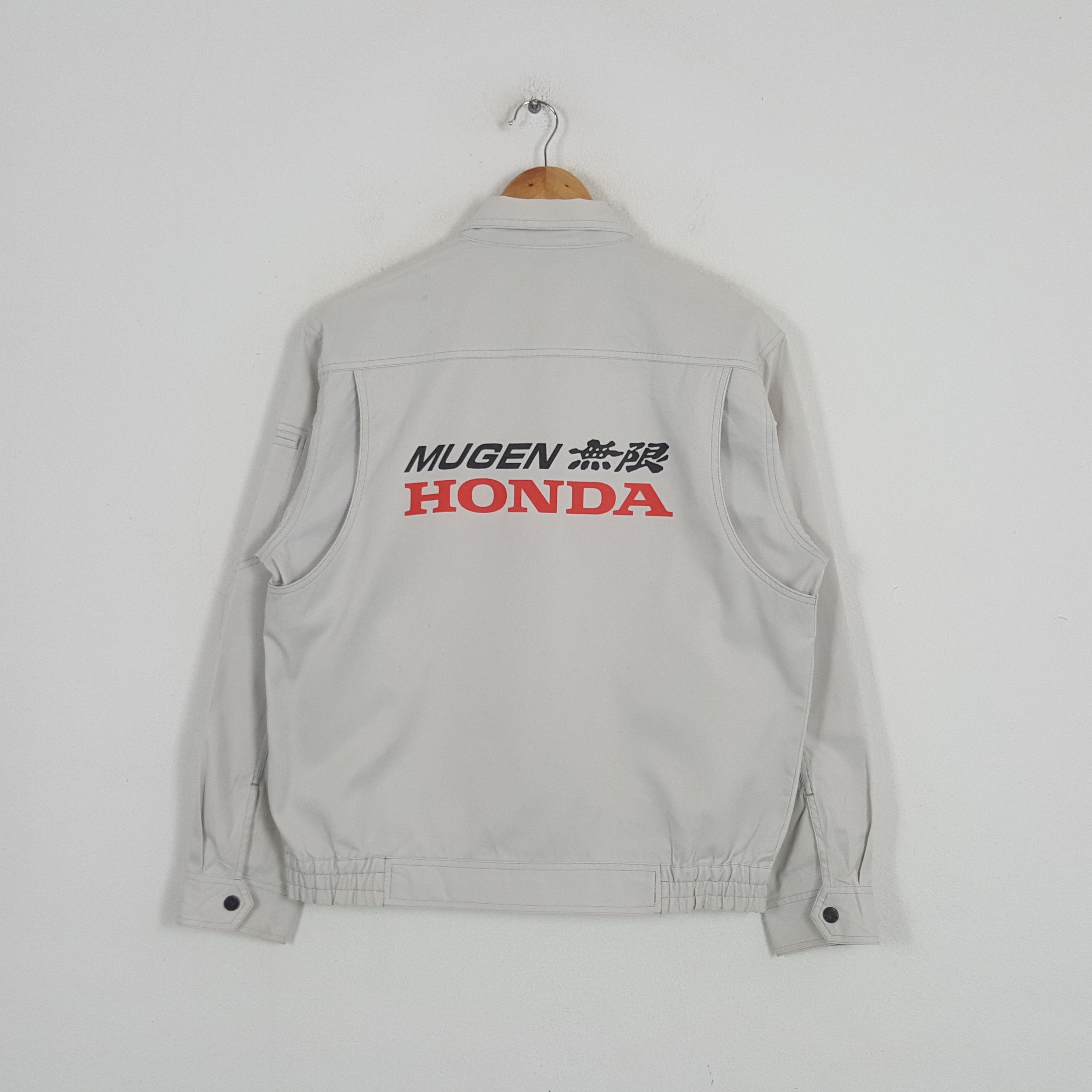 Honda × Japanese Brand × Vintage Vintage Mugen Honda Japanese Racing Team Custom Art Jacket Size US M / EU 48-50 / 2 - 1 Thumbnail