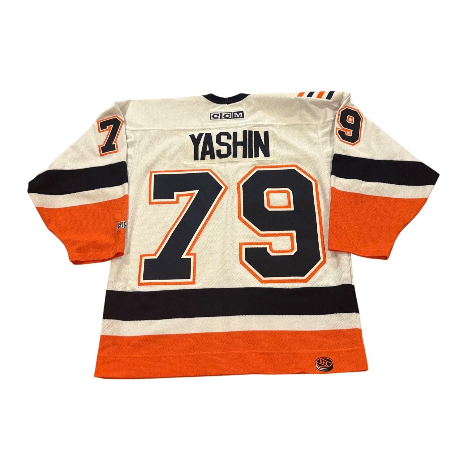 Ccm Rare Vintage CCM New York Islanders Alexei Yashin #79 White Size US M / EU 48-50 / 2 - 1 Thumbnail